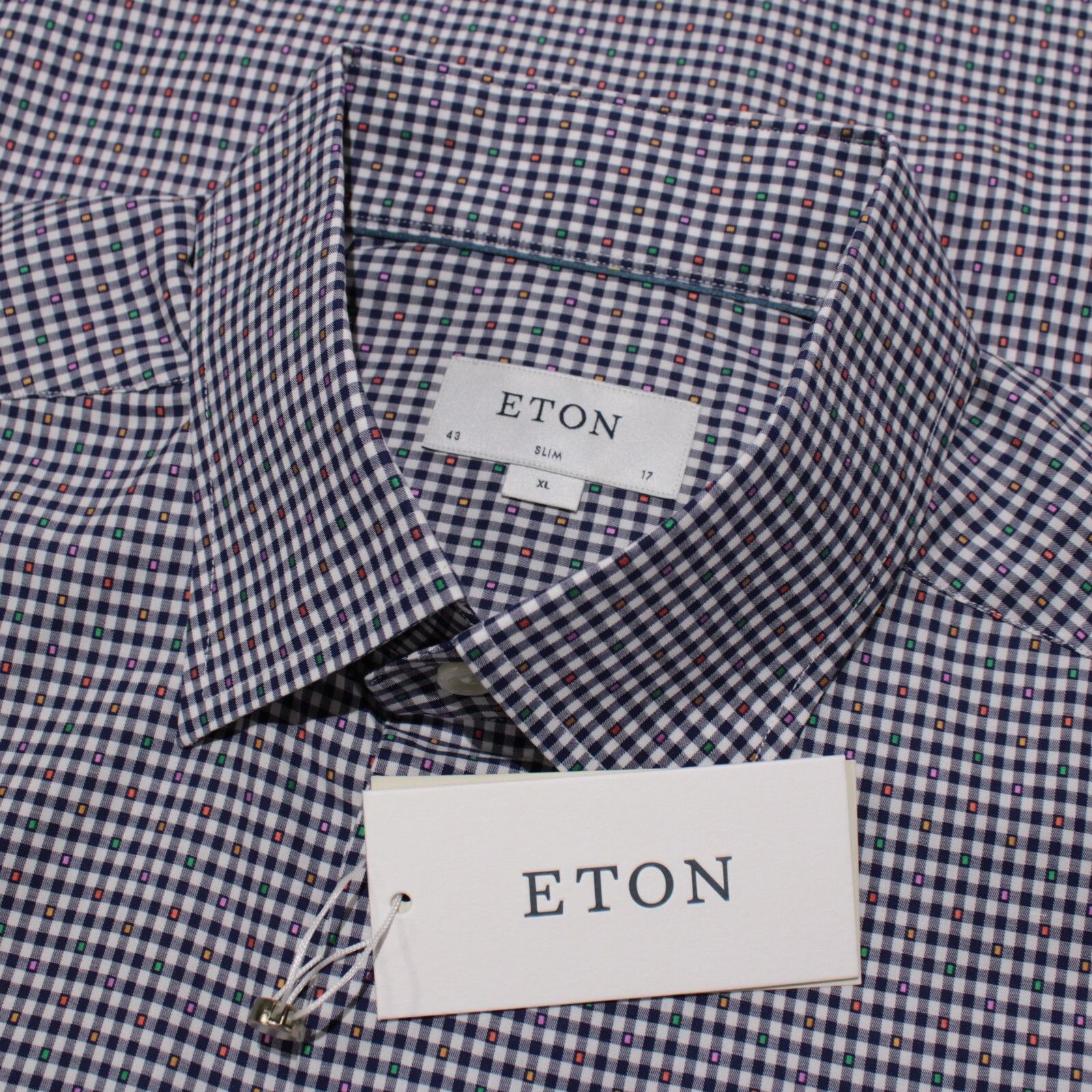 Eton Eton New with tags Shirt Size XL US In Blue Size US XL / EU 56 / 4 - 1 Thumbnail