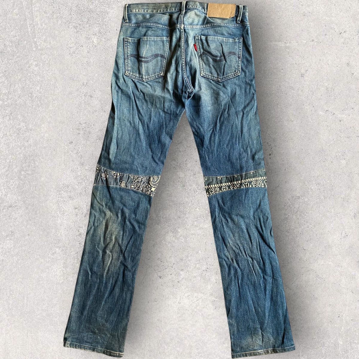 Sasquatchfabrix SS11 Bandana Biker Details Stretch Denim Size US 32 / EU 48 - 4 Thumbnail