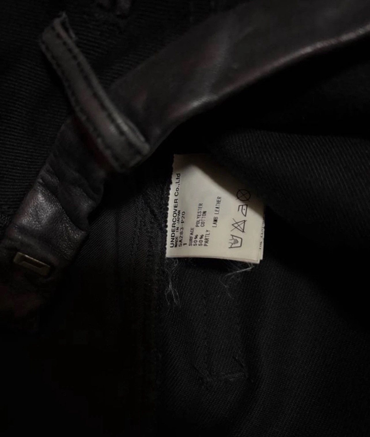 Undercover AW05 Undercover Black Cummerbund Denim sz 1 Size US 28 / EU 44 - 5 Thumbnail