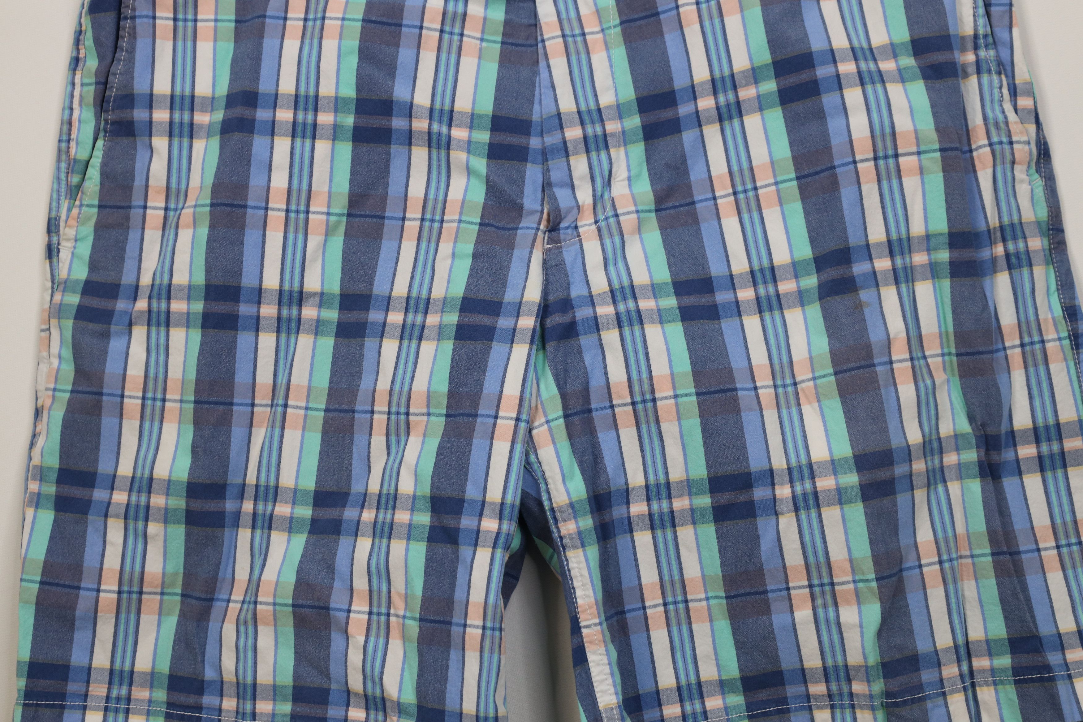 Southern Tide Southern Tide Madras Stretch Above Knee Golf Chino Shorts Size US 40 / EU 56 - 3 Thumbnail