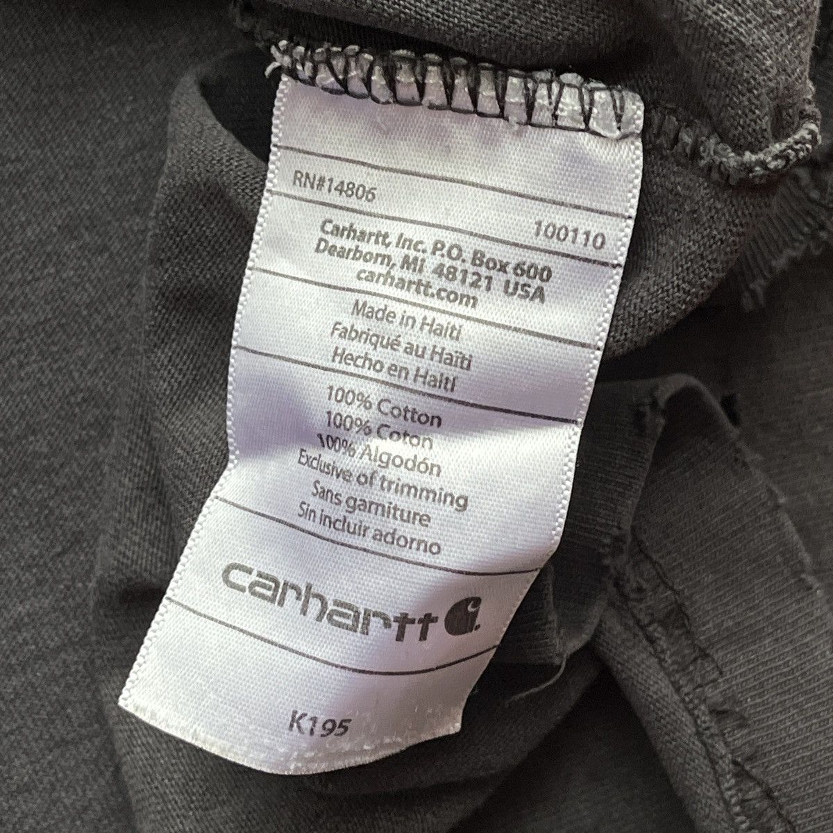 Carhartt DISTRESSED FADED CARHARTT DETROIT RIPPED TSHIRT Size US XXL / EU 58 / 5 - 18 Thumbnail