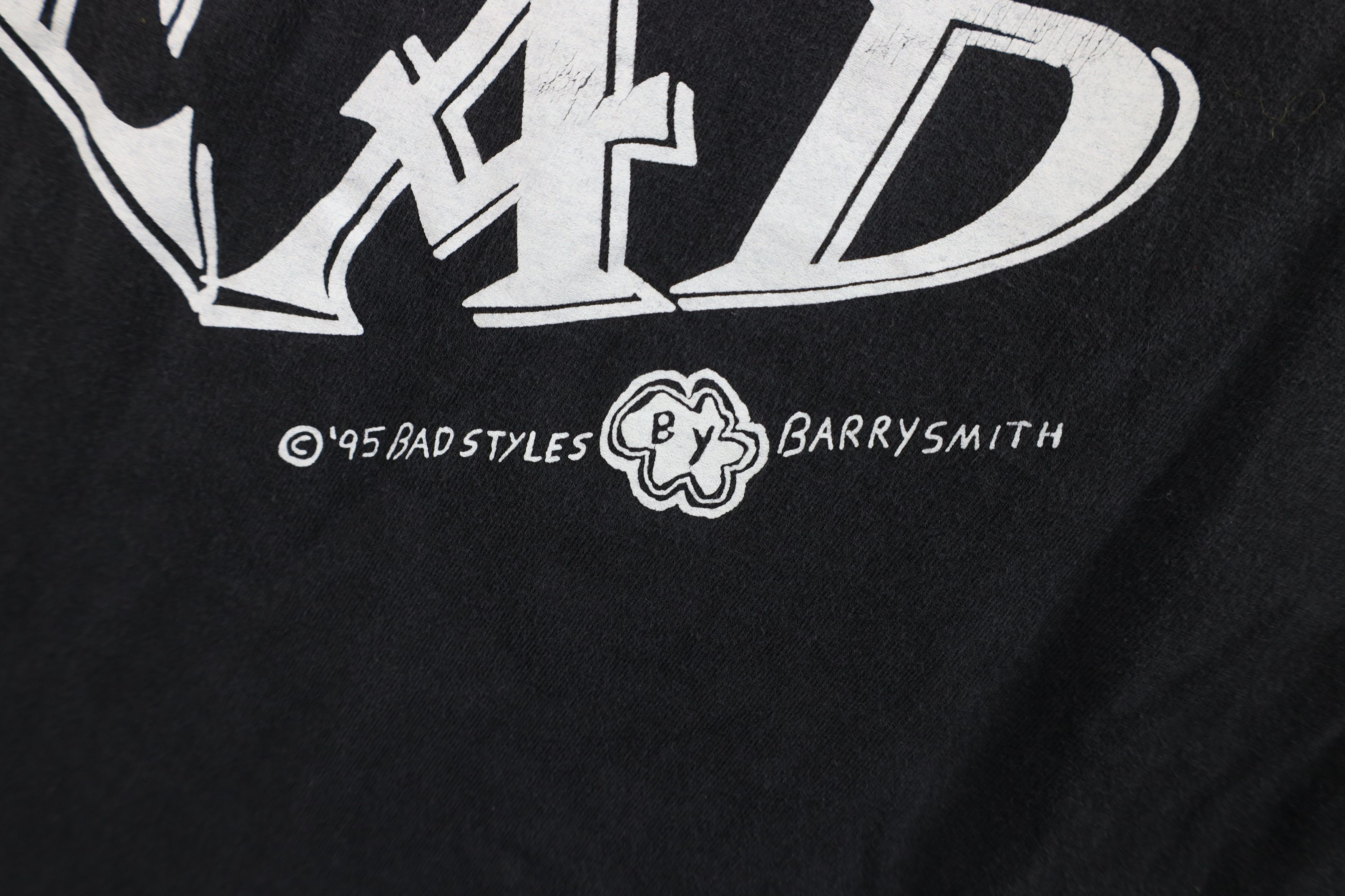 Vintage Vintage 90s Streetwear Sexy Bald Head Bad Styles T-Shirt USA Size US XL / EU 56 / 4 - 6 Thumbnail