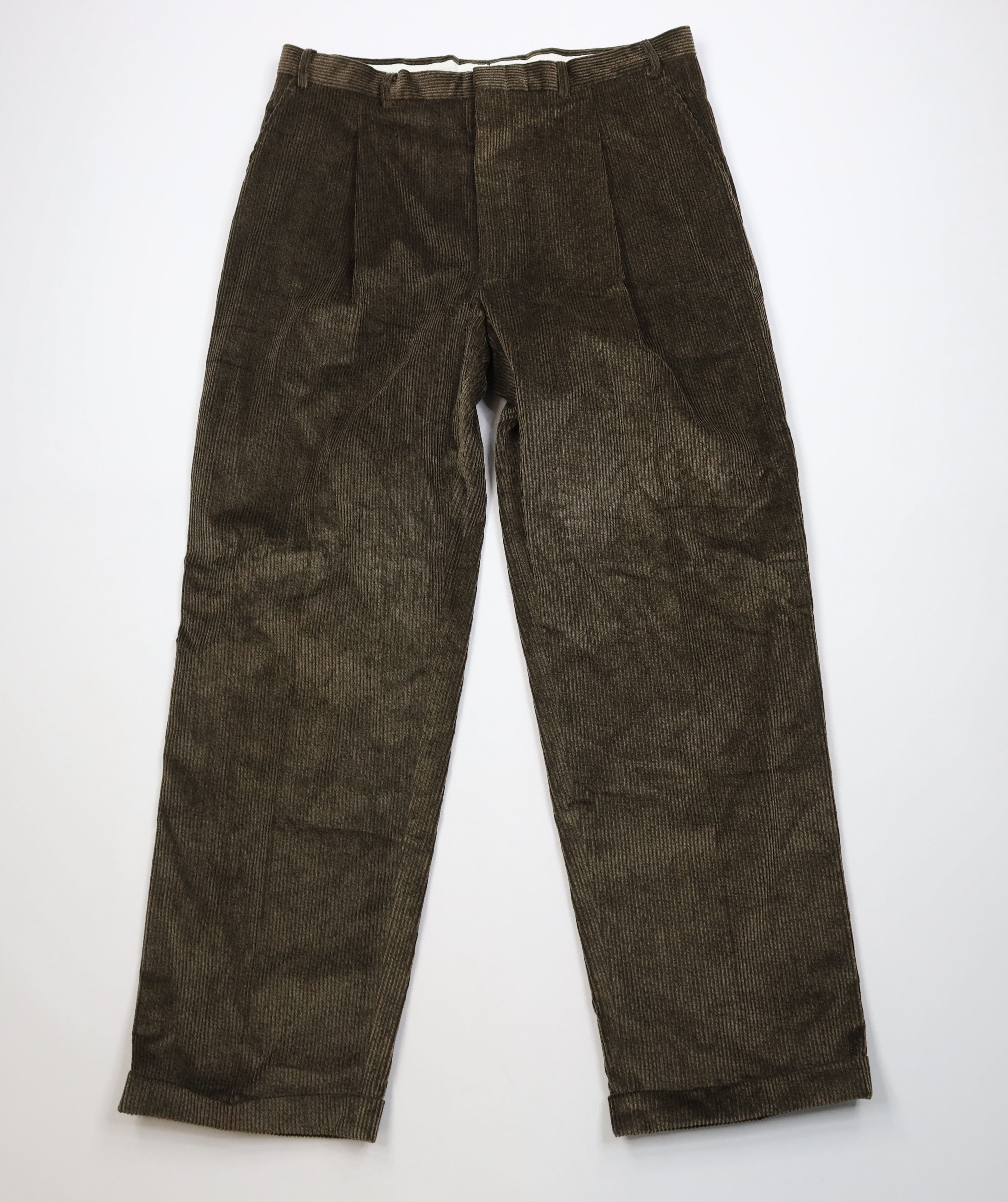 Vintage Vintage 90s Streetwear Wide Leg Corduroy Chino Pants USA Size US 38 / EU 54 - 1 Thumbnail
