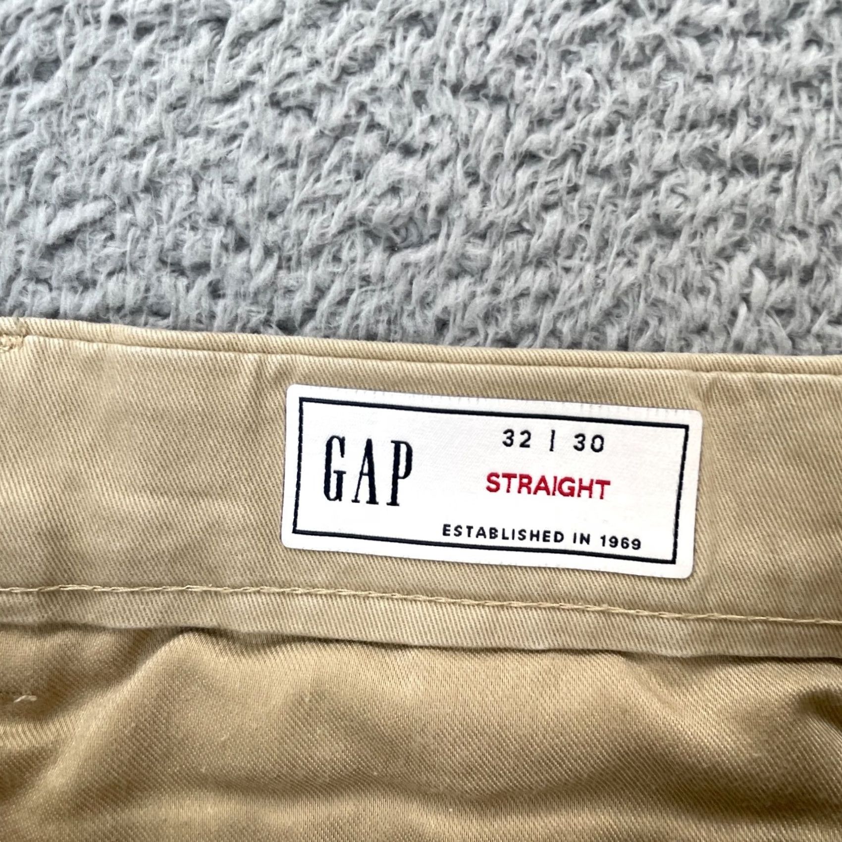 Gap VINTAGE Gap Pants Mens 32x30 Beige Chino Straight Leg Cotton Stretch Tennis Resort Wear Size US 34 / EU 50 - 3 Thumbnail