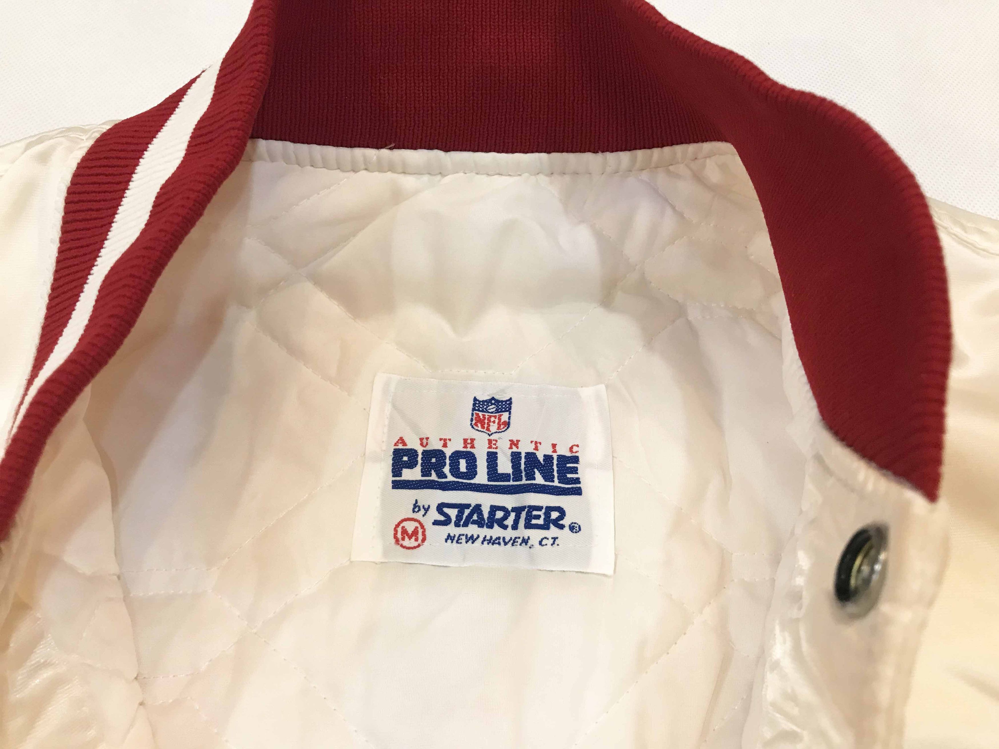 NFL × Starter × Vintage Vintage Starter NFL San Francisco 49ers Satin Bomber Jacket Size US M / EU 48-50 / 2 - 3 Thumbnail