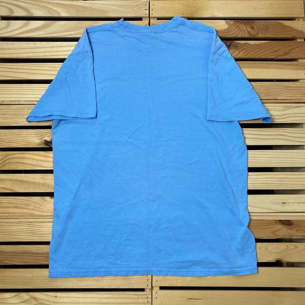 Nike Vintage Nike Center Check Blue Tee Size XL Size US XL / EU 56 / 4 - 2 Thumbnail
