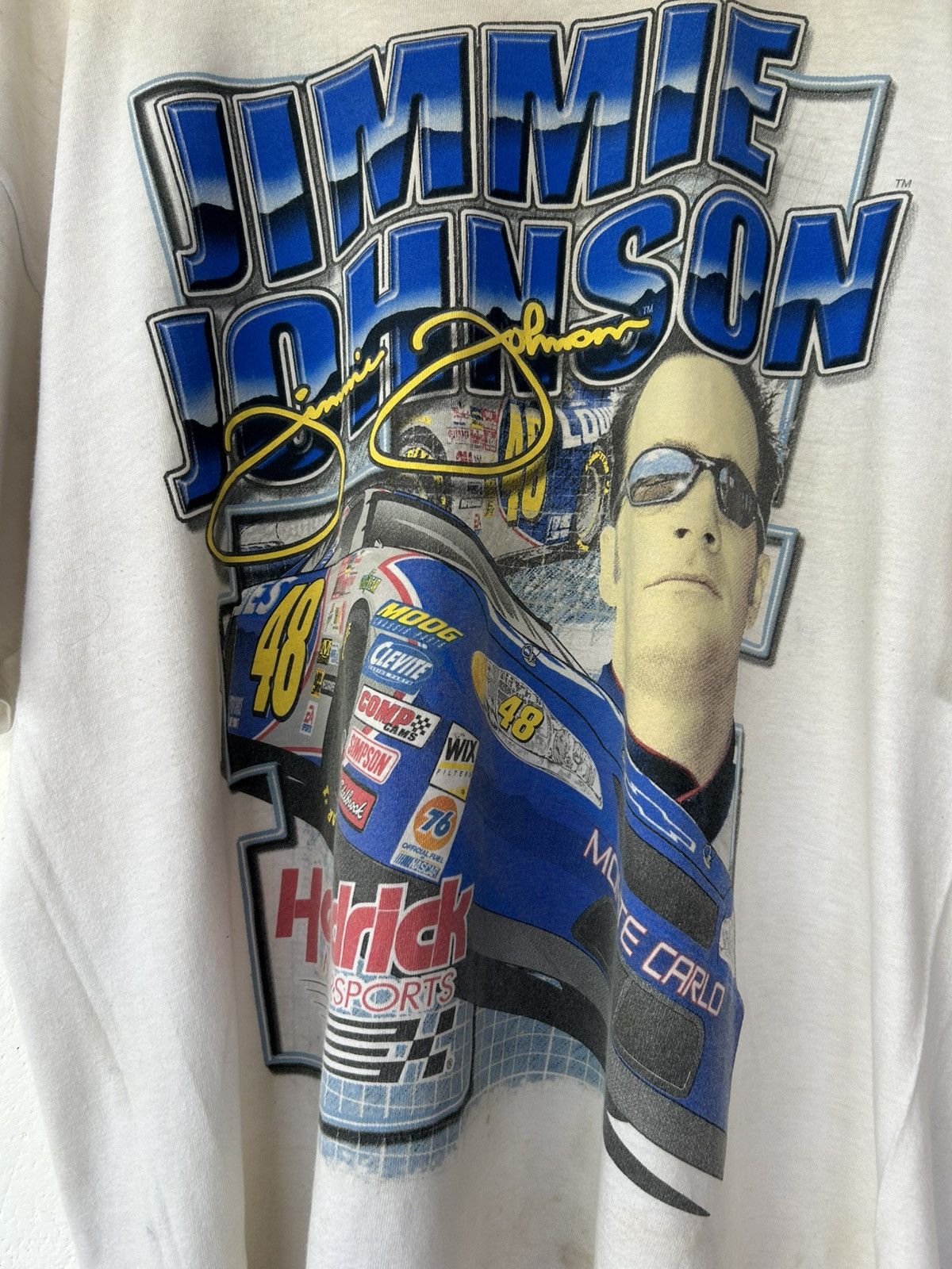 NASCAR jimmie johnson 2003 nascar tee Size US XL / EU 56 / 4 - 3 Thumbnail