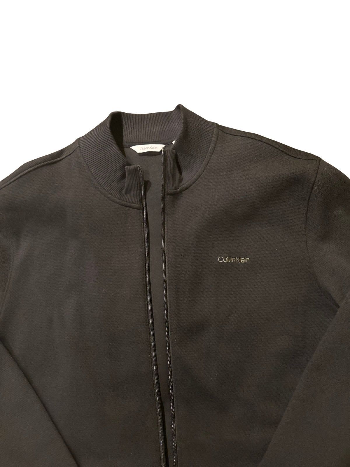 Calvin Klein Men’s black bomber Jacket.mj0216 Size US L / EU 52-54 / 3 - 3 Thumbnail