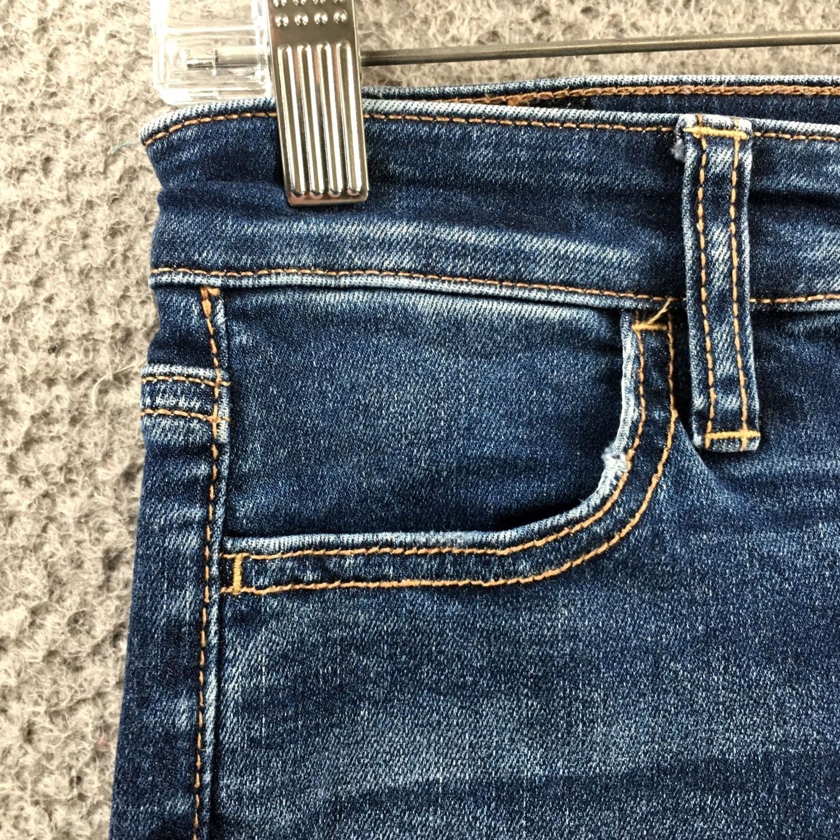 American Eagle Outfitters American Eagle Outfitters Jegging Jeans Women 2S 27x25.5 Blue Denim Distressed Regular Waist 27 Inseam 25.5 Cotton Blend Denim Size 26" / US 2 / IT 38 - 3 Thumbnail