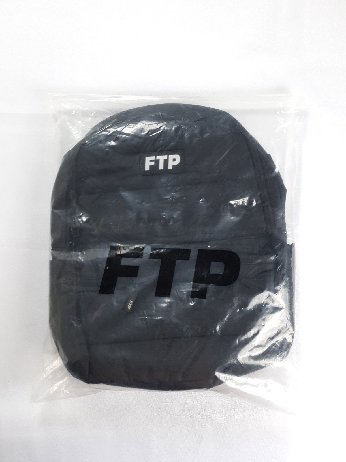 Fuck The Population FTP Logo Puffer Black Backpack - 14” x 16” - NEW Size ONE SIZE - 5 Thumbnail