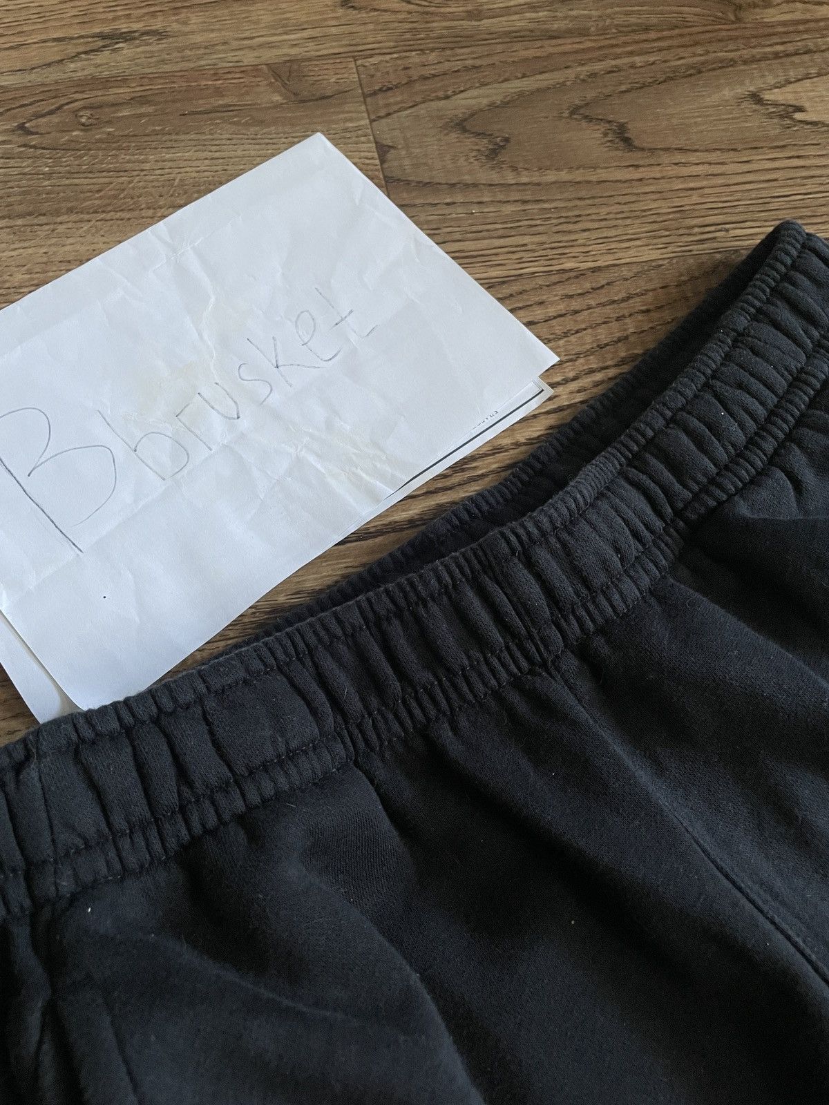 Nike Nike Big Swoosh Shorts Black large vintage sportswear Size US 33 - 24 Thumbnail