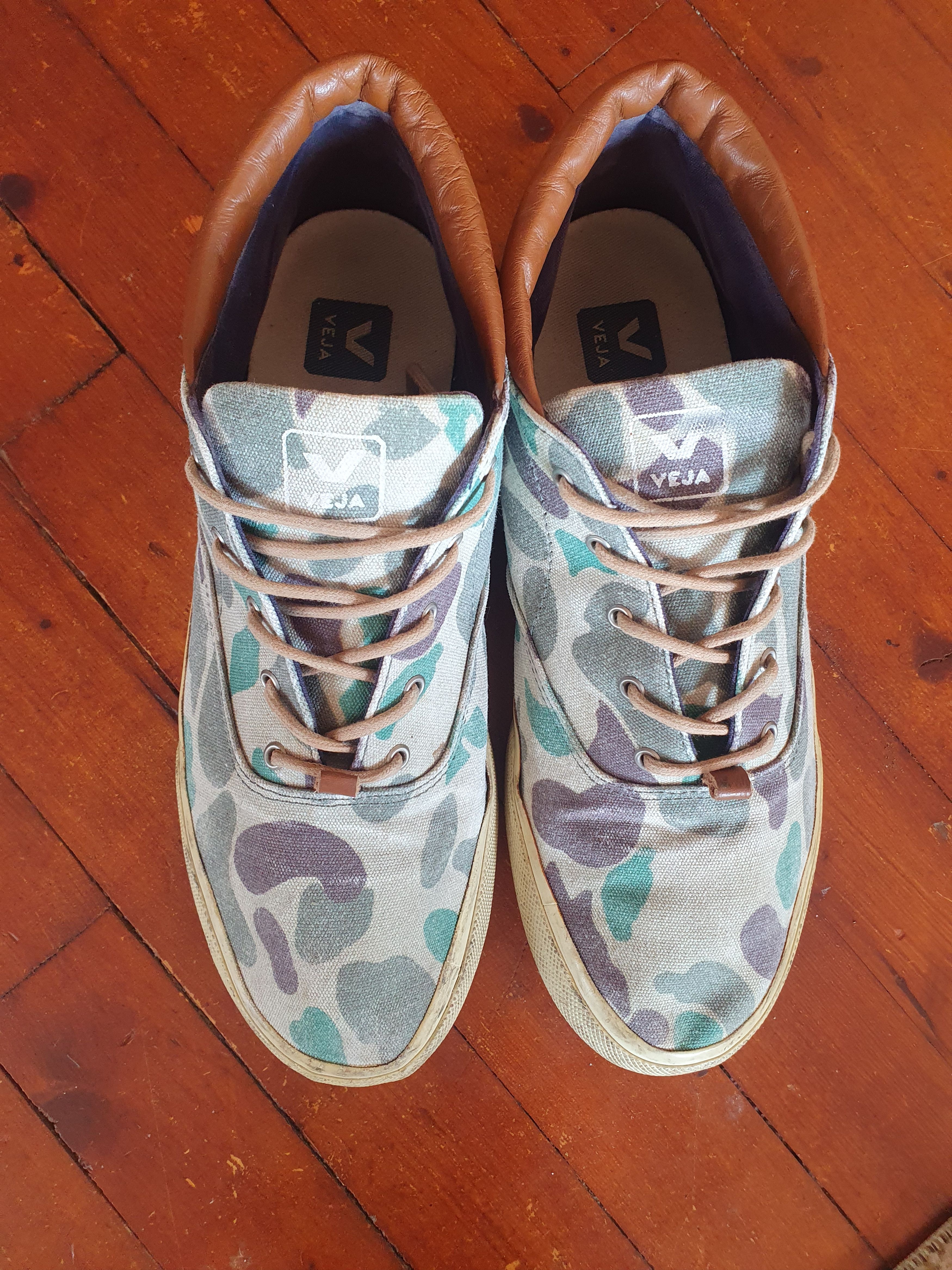 Veja Veja Men's Camouflage Trainers sz US 11.5/UK11/EU45 Size US 11.5 / EU 44-45 - 5 Thumbnail