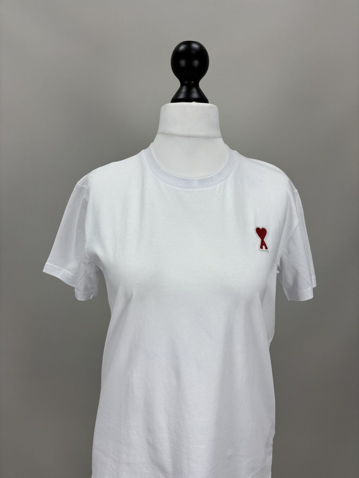 AMI Womens t shirt Alexandre Mattiussi AMI Size S Color White Size S / US 4 / IT 40 - 2 Thumbnail