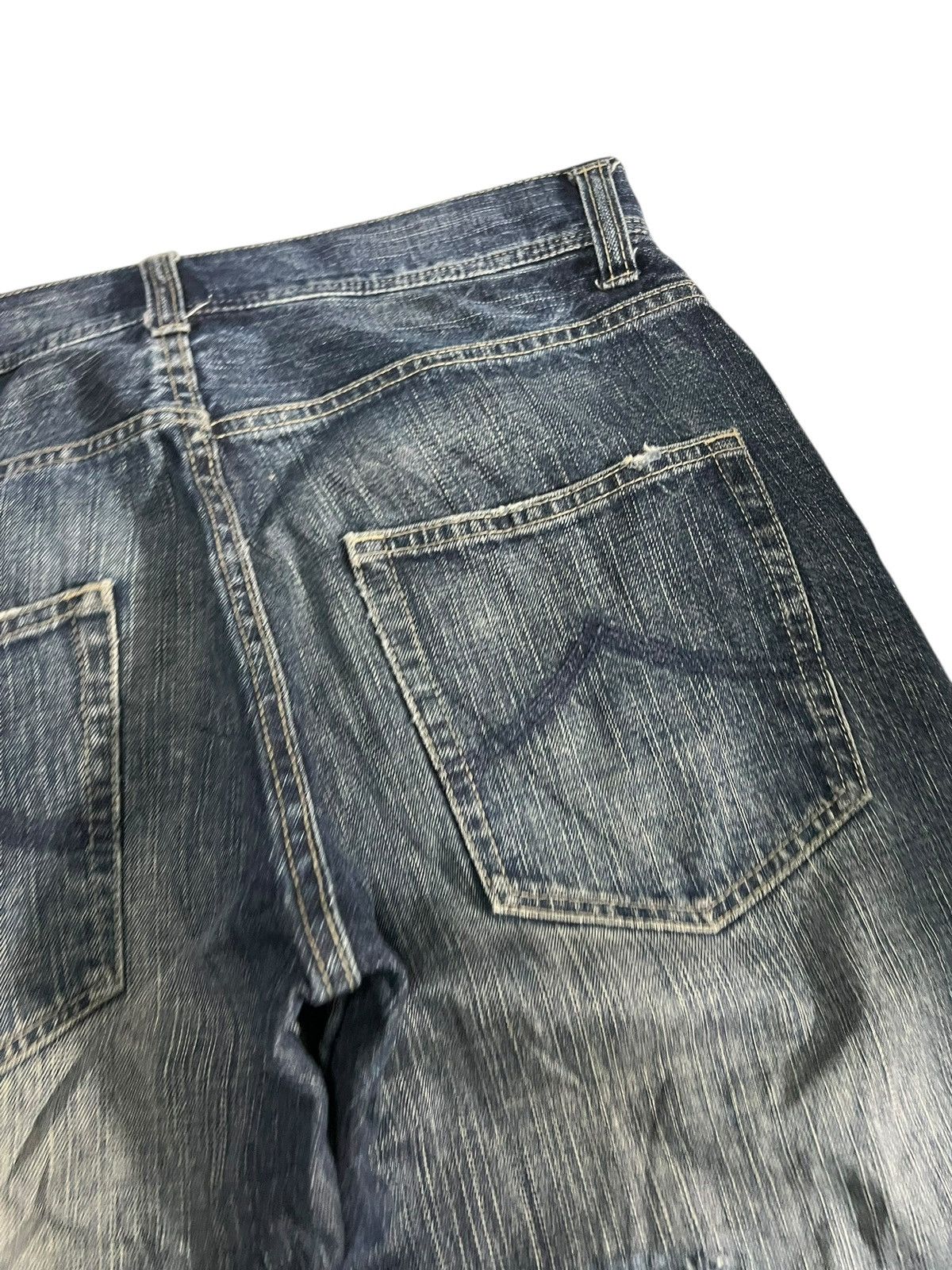Japanese Brand Vintage Japanese Brand Sorridere Patchwork Distress Jean Size US 32 / EU 48 - 14 Thumbnail