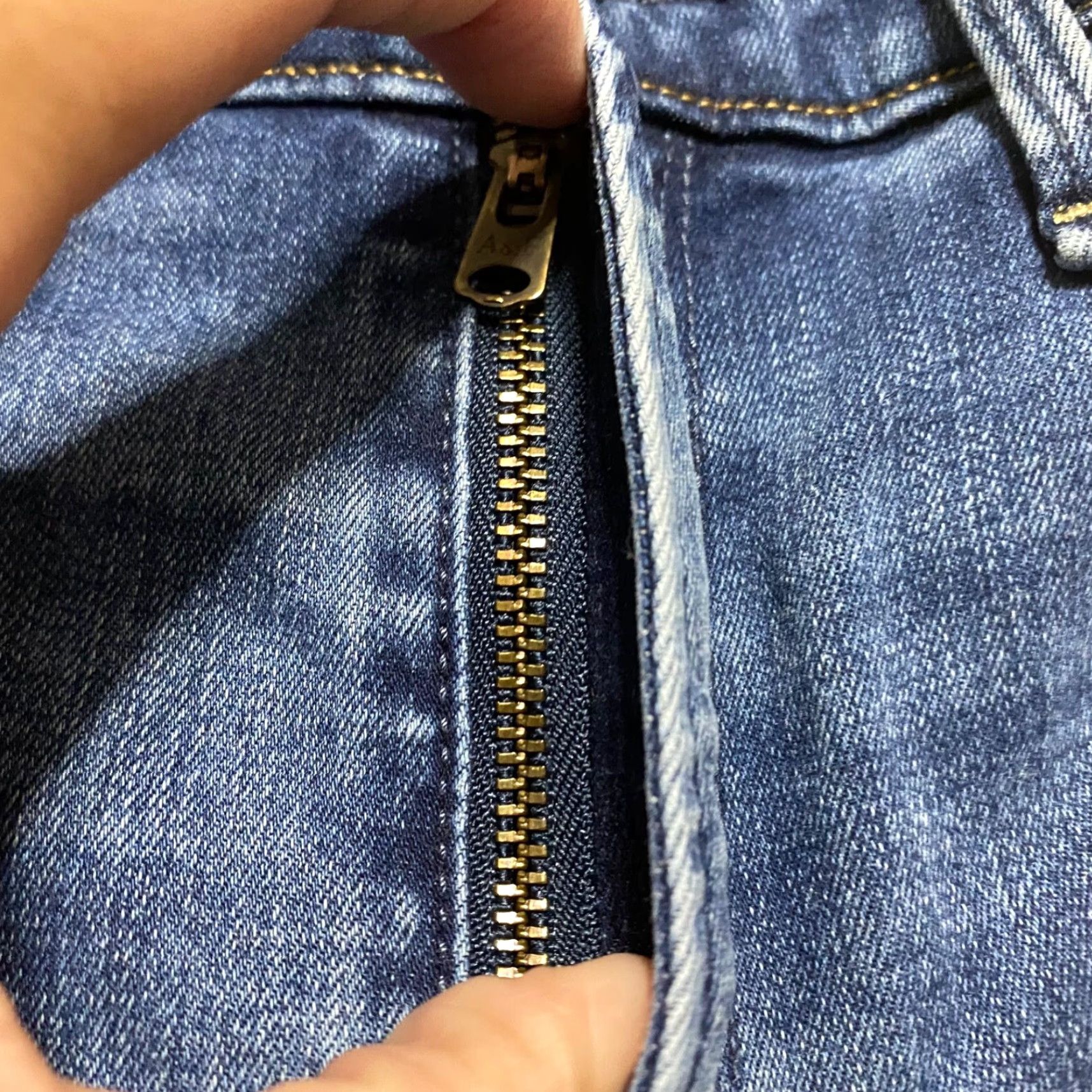 Abercrombie & Fitch Abercrombie & Fitch Women Jeans 28 Blue Denim High Rise Slim Distressed Stretch Size 27" / US 4 / IT 40 - 7 Thumbnail