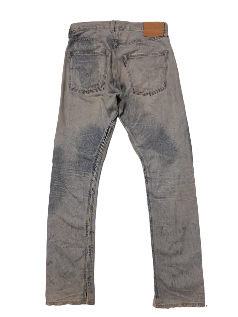 image of Levis Vintage Clothing x Vintage Levis 501 Big E Hidden Rivets Selvedge Denim (F160) W30 in Blue