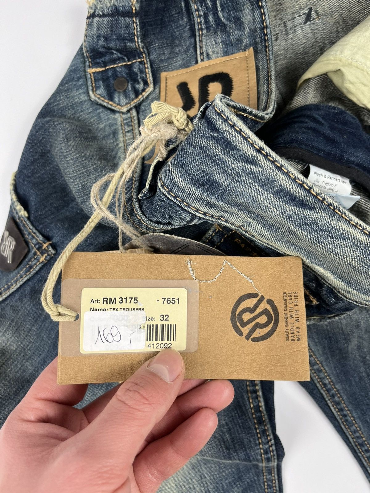 Other Jeans Dirty Pants faded crash denim thrashed y2k distressed Size US 32 / EU 48 - 6 Thumbnail