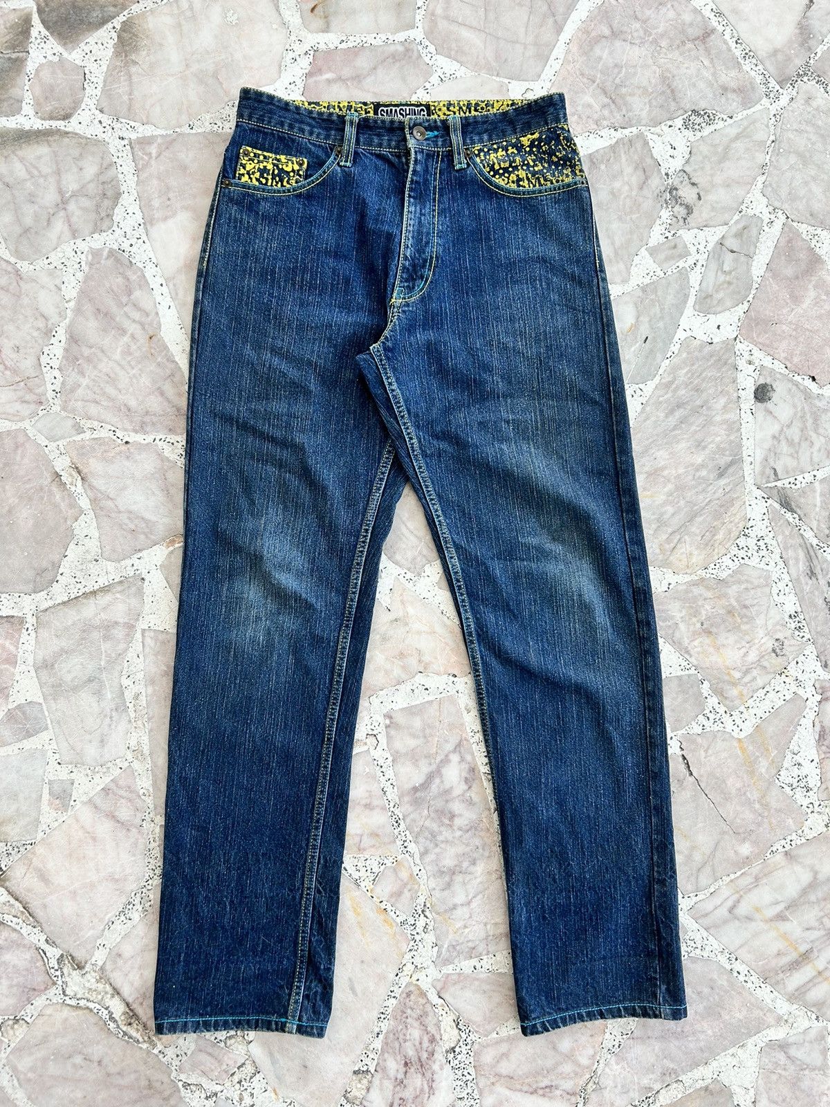 Japanese Brand Smashing Denime Golden Camo Layered Size US 30 / EU 46 - 3 Thumbnail