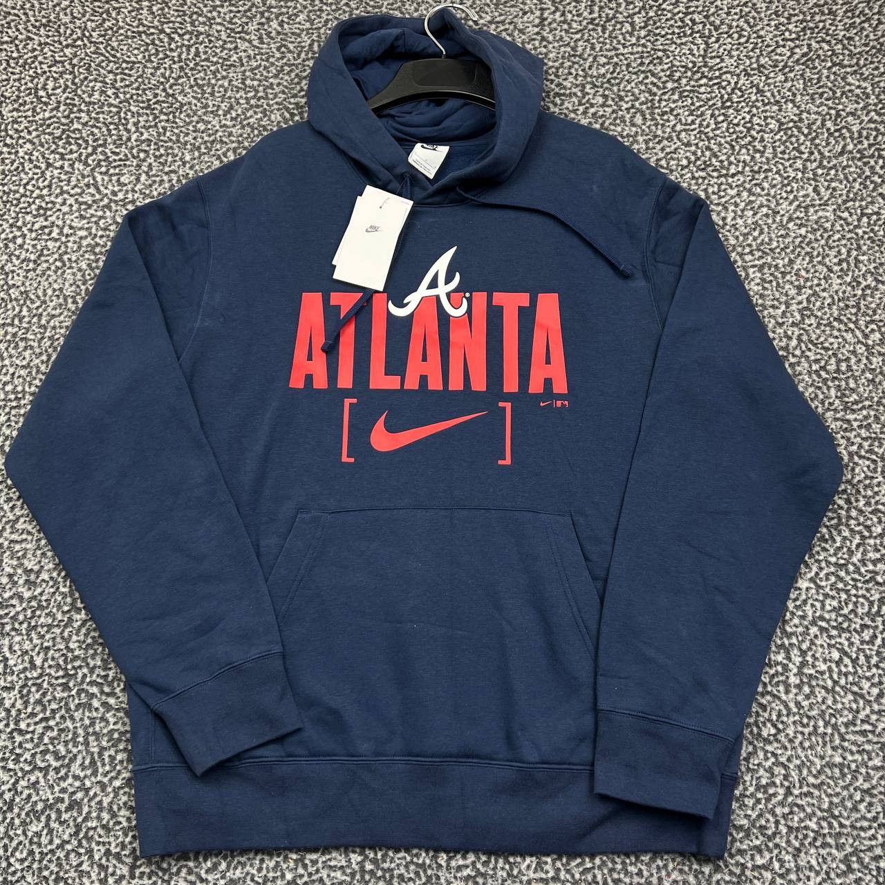 Nike Nike Hoodie Men Large Blue Atlanta Braves MLB New L Size US L / EU 52-54 / 3 - 1 Thumbnail