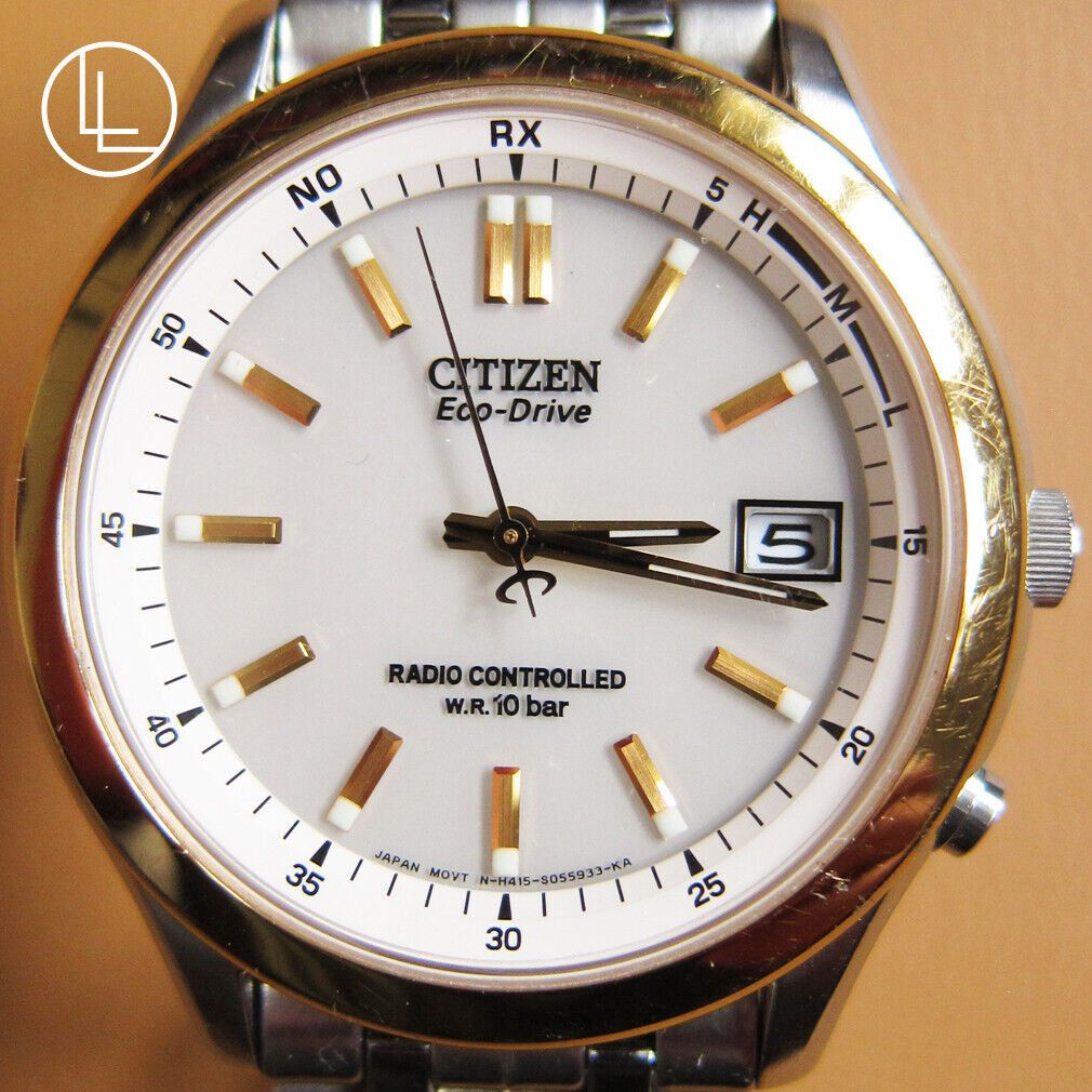 Citizen CITIZEN EcoDrive ATTESA H415-5033039 Radio Wave Solar Watch |  Grailed