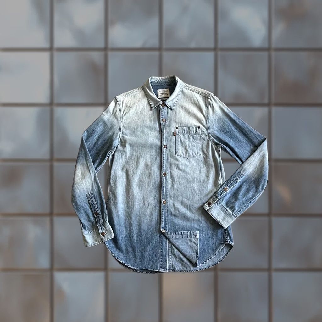 Levi's Levi's LVC Robert Geller Shirt M Orange Tab BIG E Retro Riveted Made USA 70s Size US M / EU 48-50 / 2 - 1 Thumbnail
