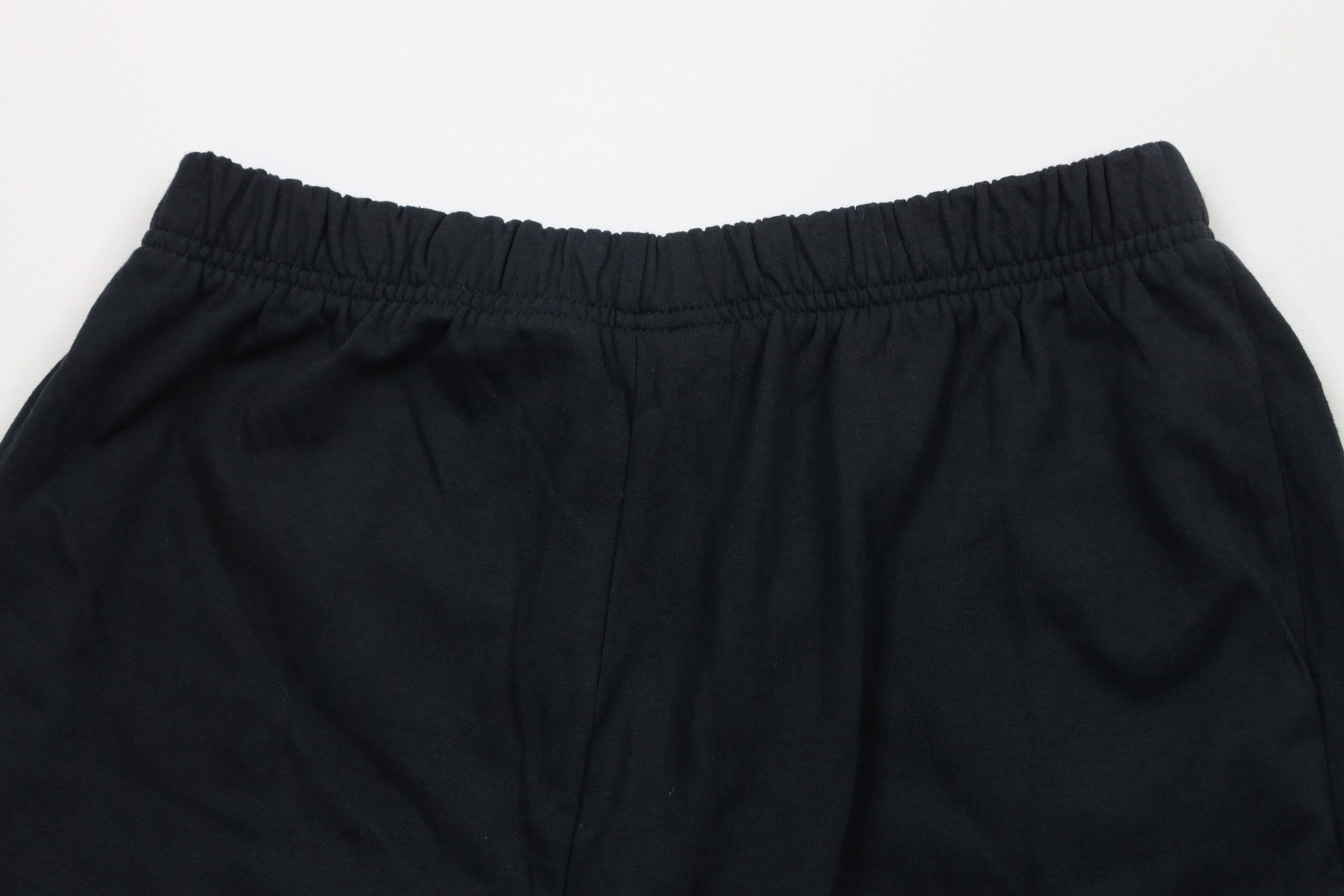 Vintage Vintage 90s Streetwear Knee Layered Cotton Shorts Black Size US 34 / EU 50 - 8 Thumbnail
