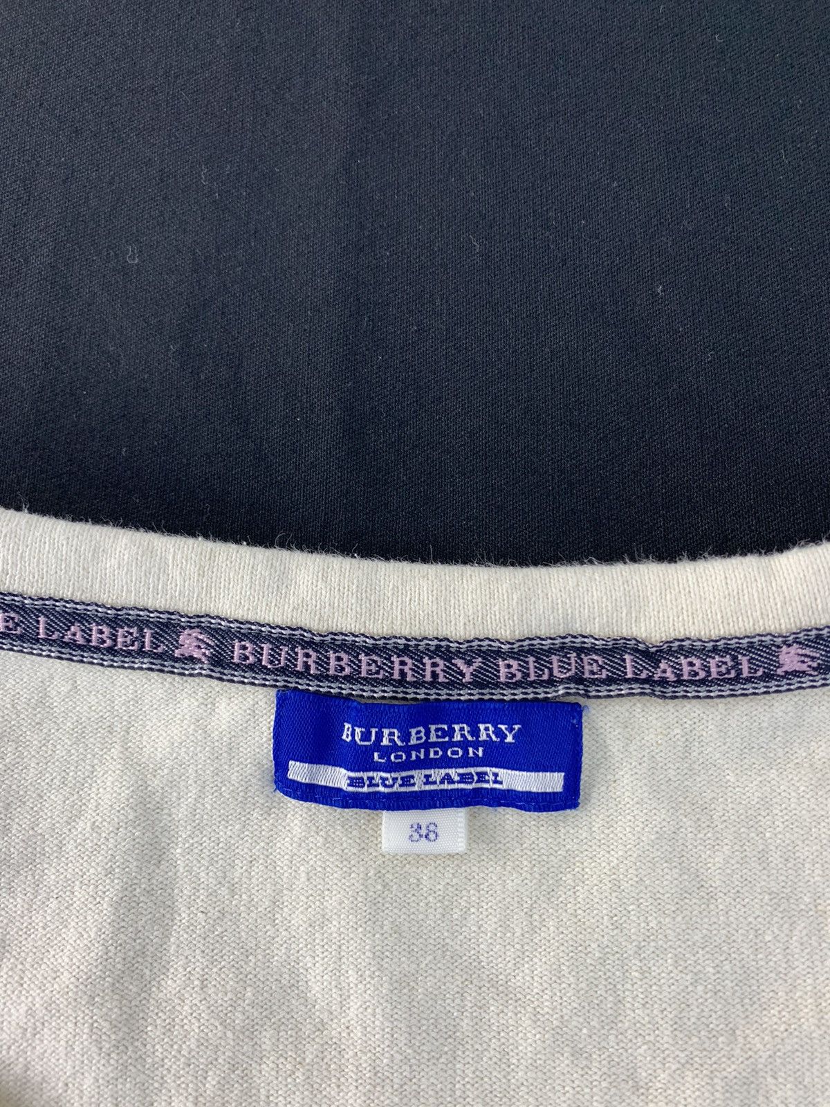Burberry Burberry London Blue Label Blouse Striped Prorsum Logo Size S / US 4 / IT 40 - 4 Thumbnail
