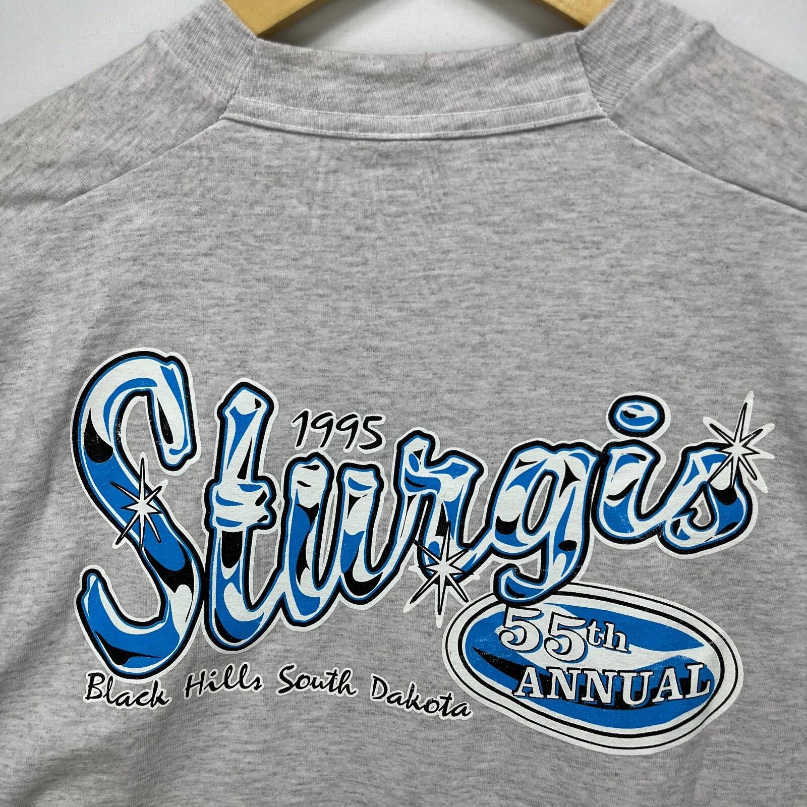 Harley Davidson Vintage Sturgis Harley 1995 Ralley T Shirt XL Black Hills Size US XL / EU 56 / 4 - 7 Thumbnail