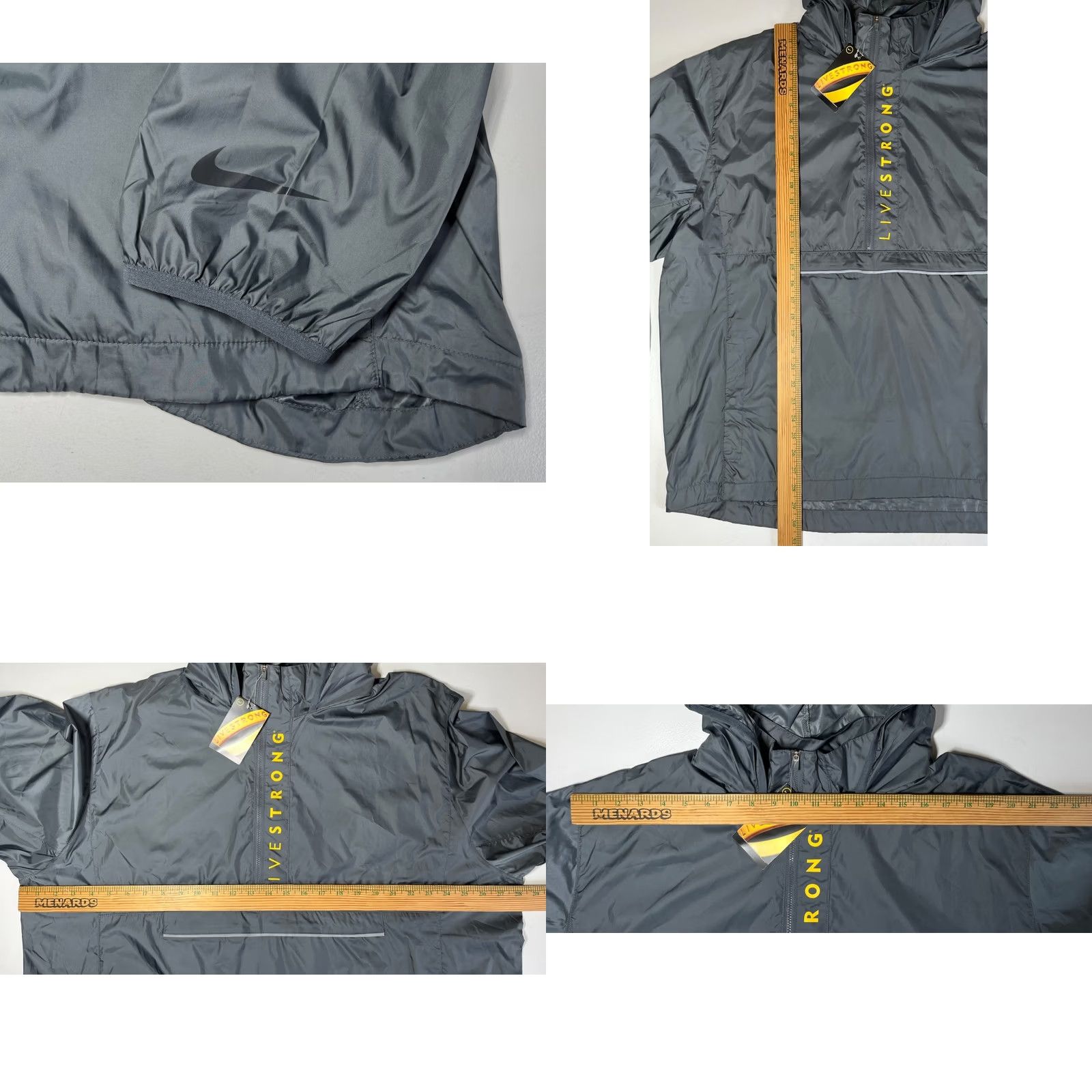 Nike Nike LiveStrong Men’s 1/2 Zip Anorak Pullover Hooded Jacket XS? XXL Size US XXL / EU 58 / 5 - 10 Thumbnail
