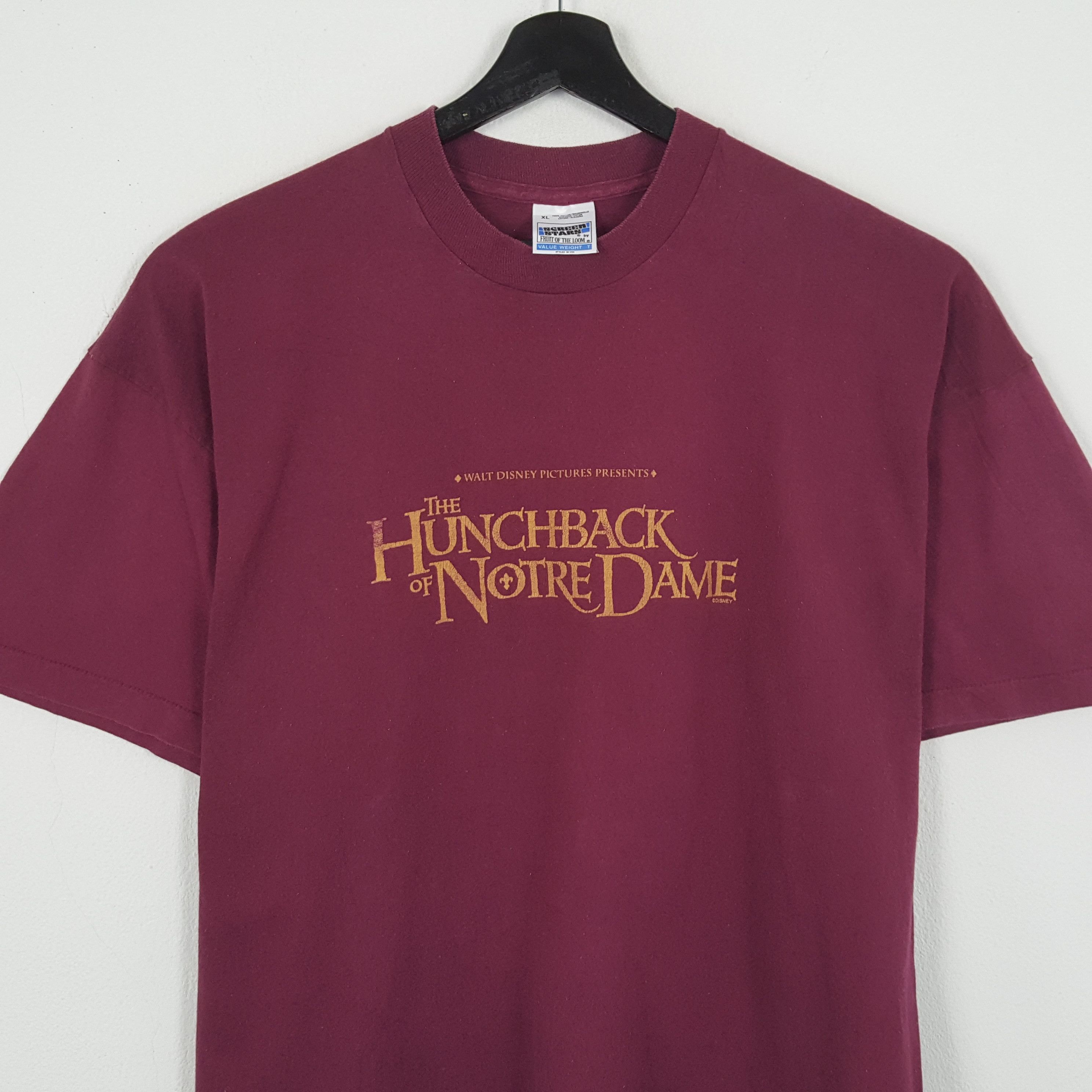 Disney × Vintage THE HUNCHBACK OF NOTRE DAME Musical Drama Film Tshirt Size US XL / EU 56 / 4 - 2 Thumbnail