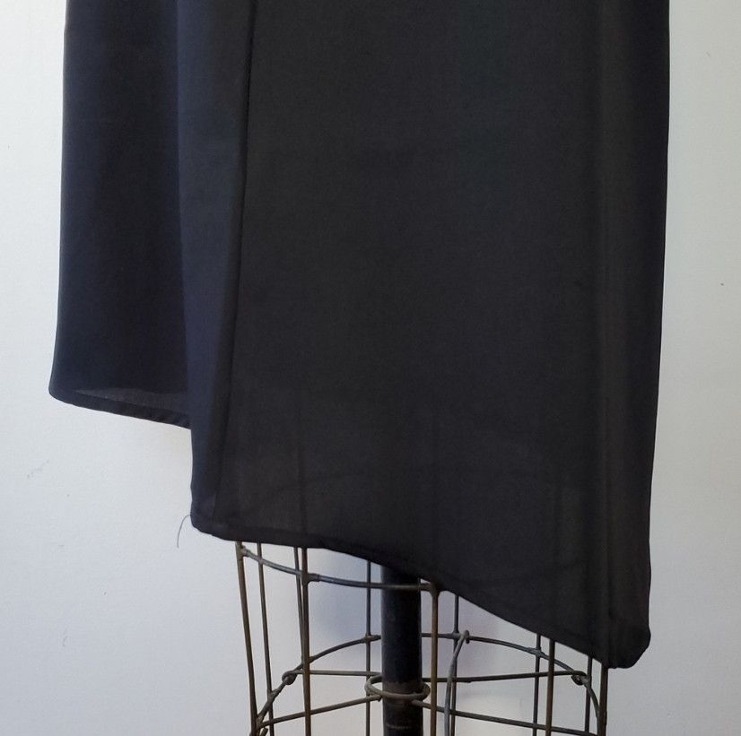 Other Coercion London Sz M Dress Black Swing Trapese Hi-low Hem Size M / US 6-8 / IT 42-44 - 7 Thumbnail