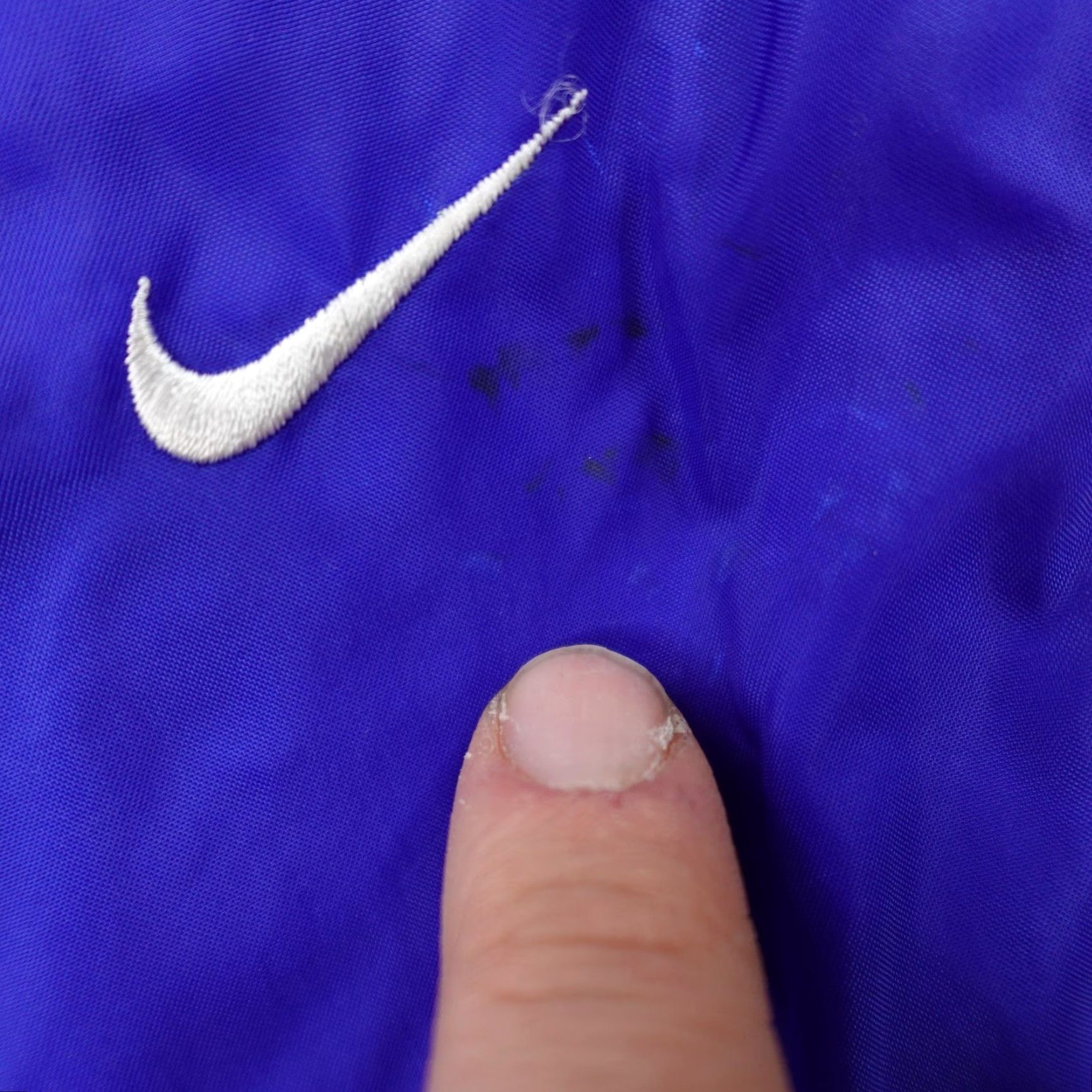 Nike VINTAGE Nike Pants Women L Large Blue Windbreaker Track Ankle Zip Jogger Y2K Size 36" / US 14 / IT 50 - 5 Thumbnail