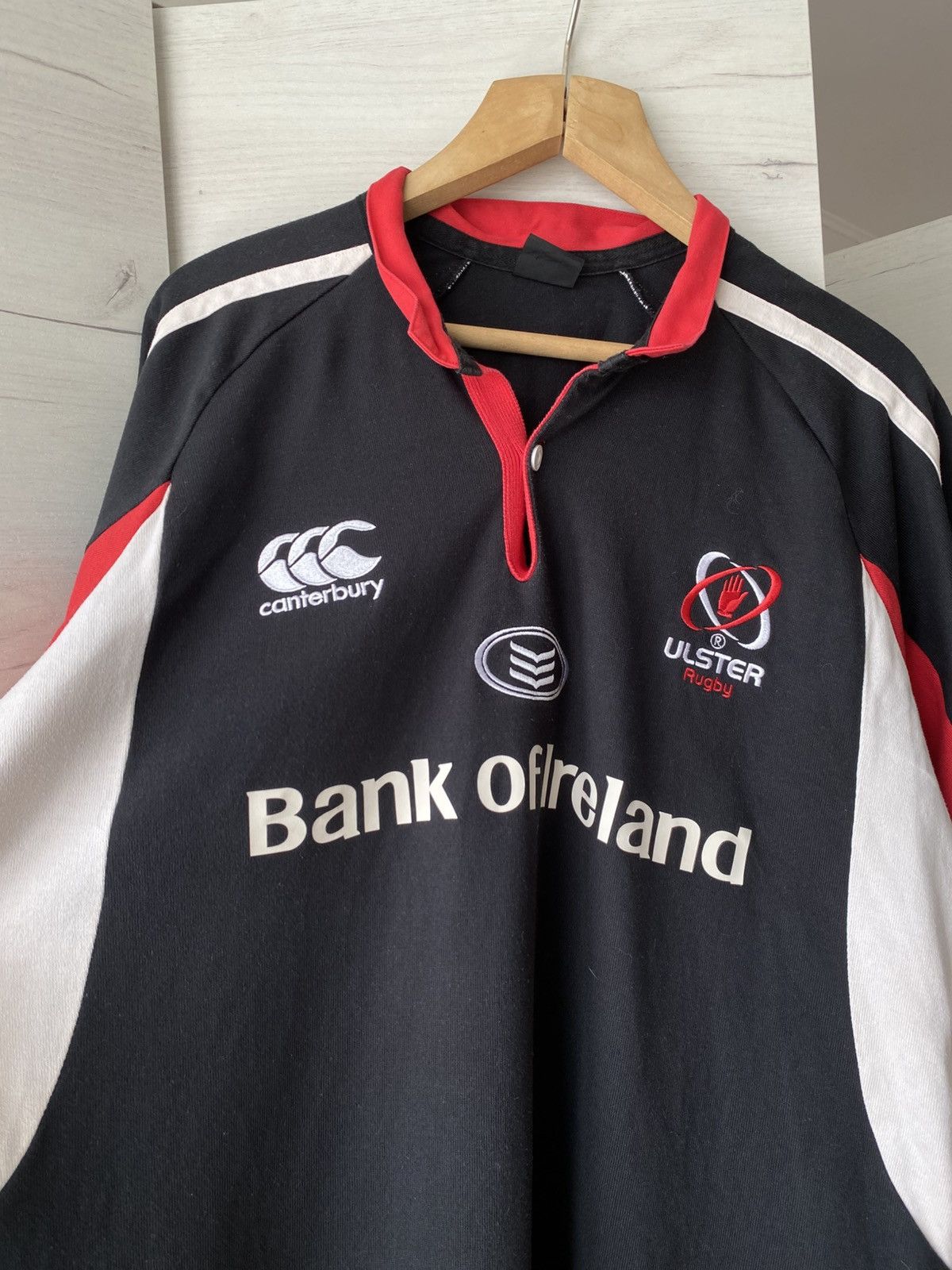 Canterbury of New Zealand VTG Ulster Rugby Shirt Canterbury New Zealand Union Home Size US XXL / EU 58 / 5 - 2 Thumbnail