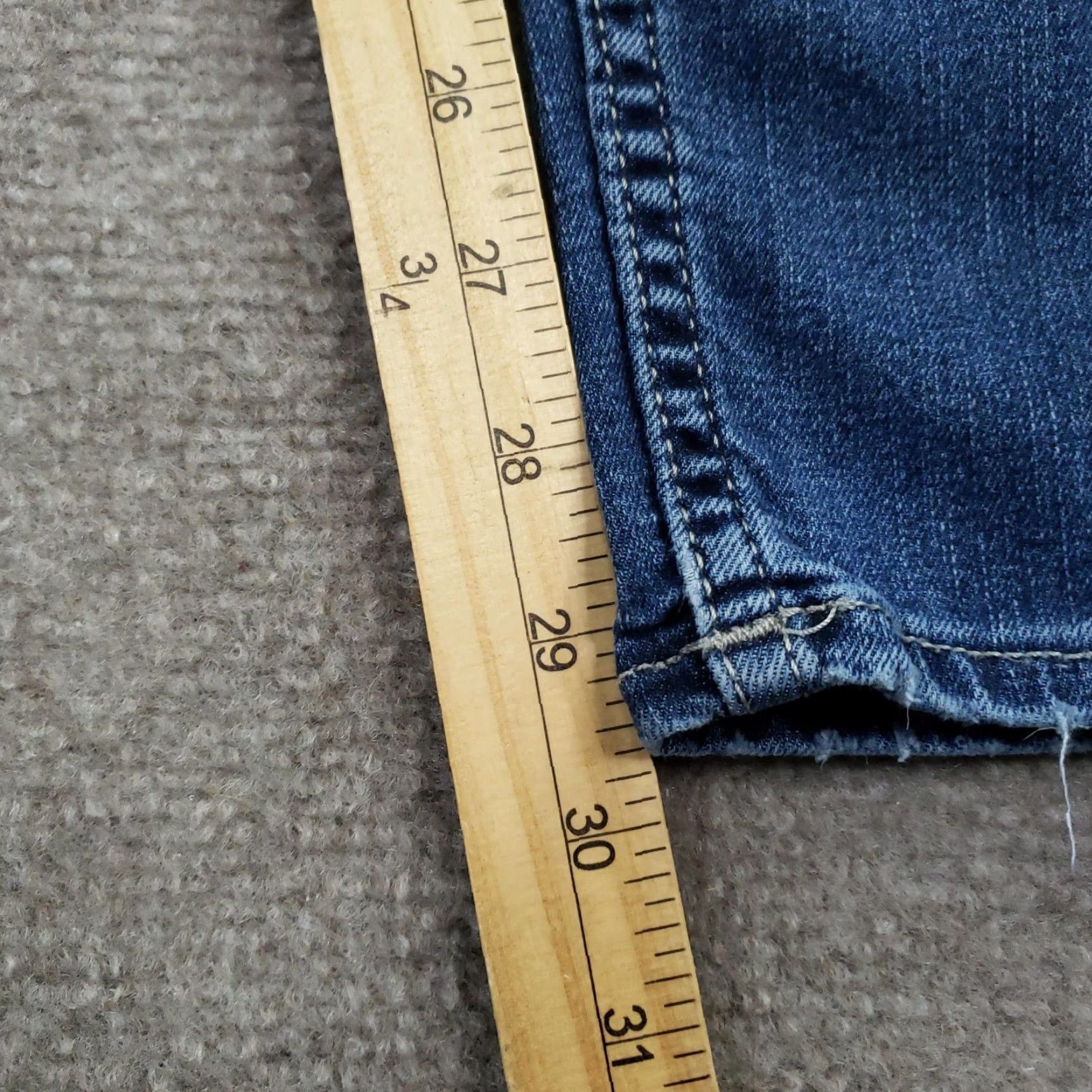 Silver Jeans Co. Silver Jeans Womens Jeans Curvy Mid Skinny Mid Rise Blue 24x29 Stretch Denim Slim Zip Button Logo Pockets Size 42" / US 20 - 3 Thumbnail