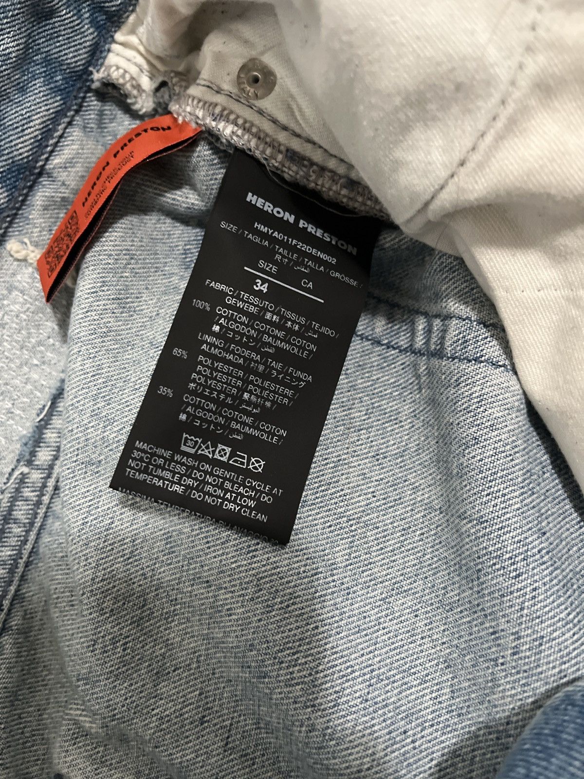 Heron Preston heron preston distressed jeans Size US 34 / EU 50 - 6 Thumbnail