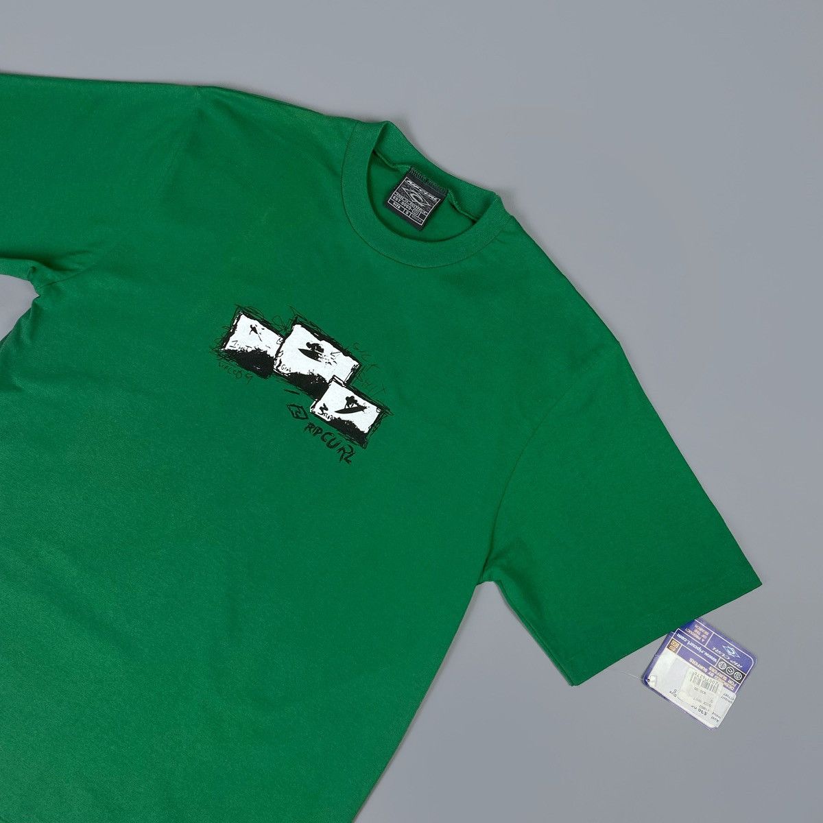 Rip Curl 90s RIP CURL S*ck Sh*t Single Stitch SS Surf Crew T-Shirt S Size US S / EU 44-46 / 1 - 8 Thumbnail
