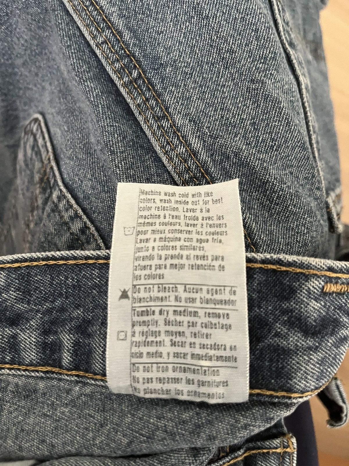 Carhartt Carhartt jeans blue workwear baggy loose fitting Size US 33 - 9 Thumbnail