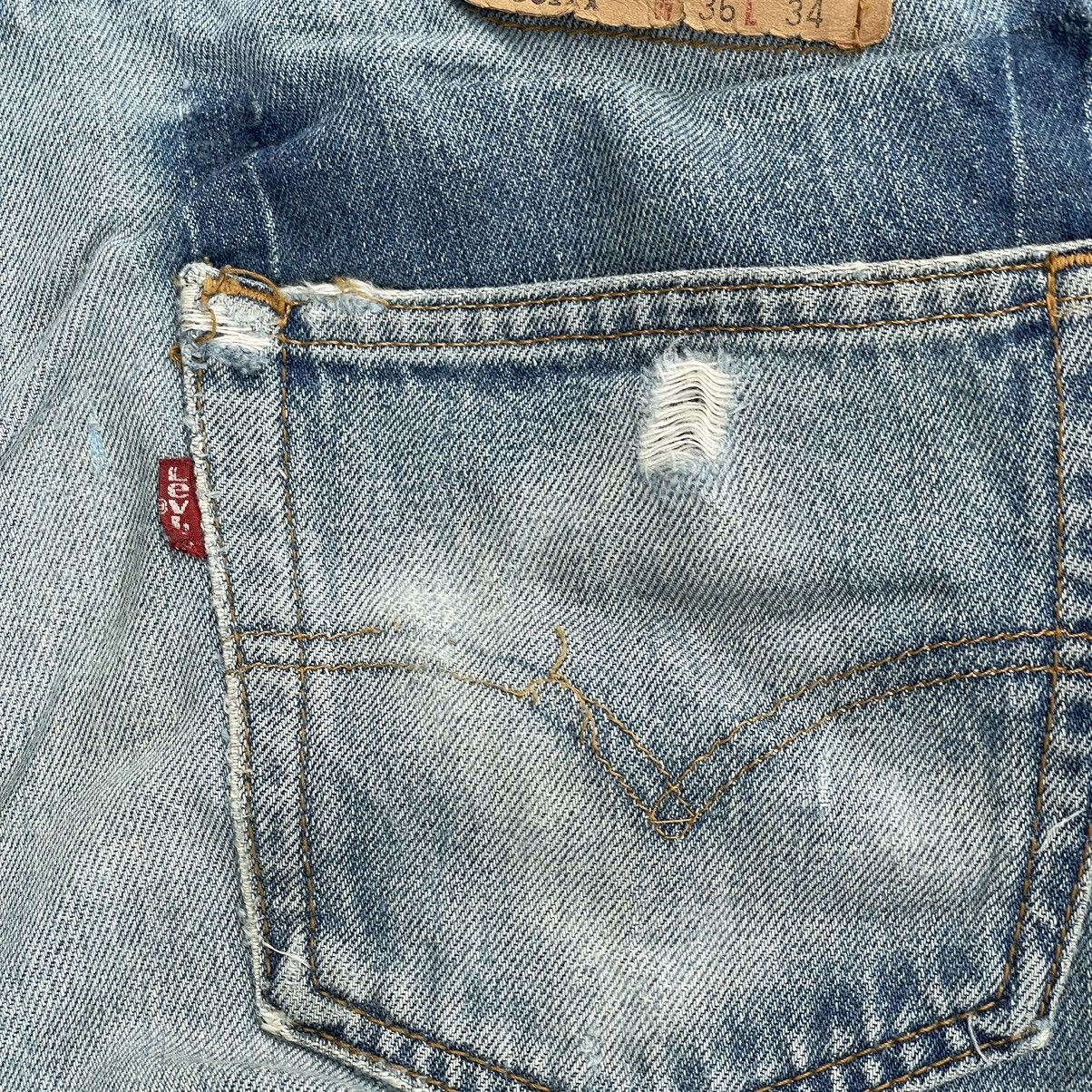 Levi's × Levi's Vintage Clothing “WEIRD LEVIS 501XX” HIGH POCKET LEVIS DENIM Size US 35 - 10 Thumbnail