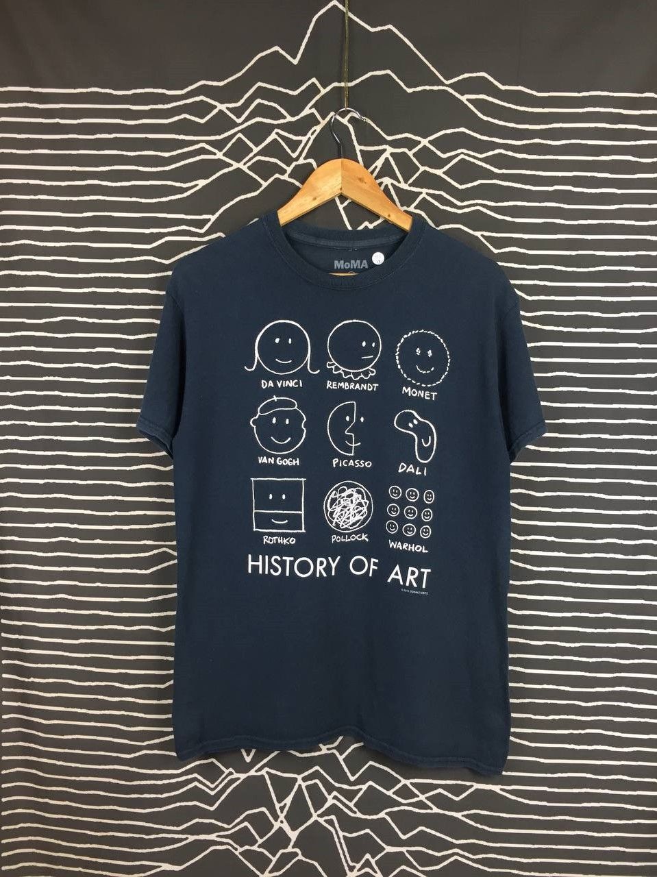 Vintage MoMA Picasso Warhol Vinci History of Art By Donald Seitz Tee Size US M / EU 48-50 / 2 - 2 Thumbnail