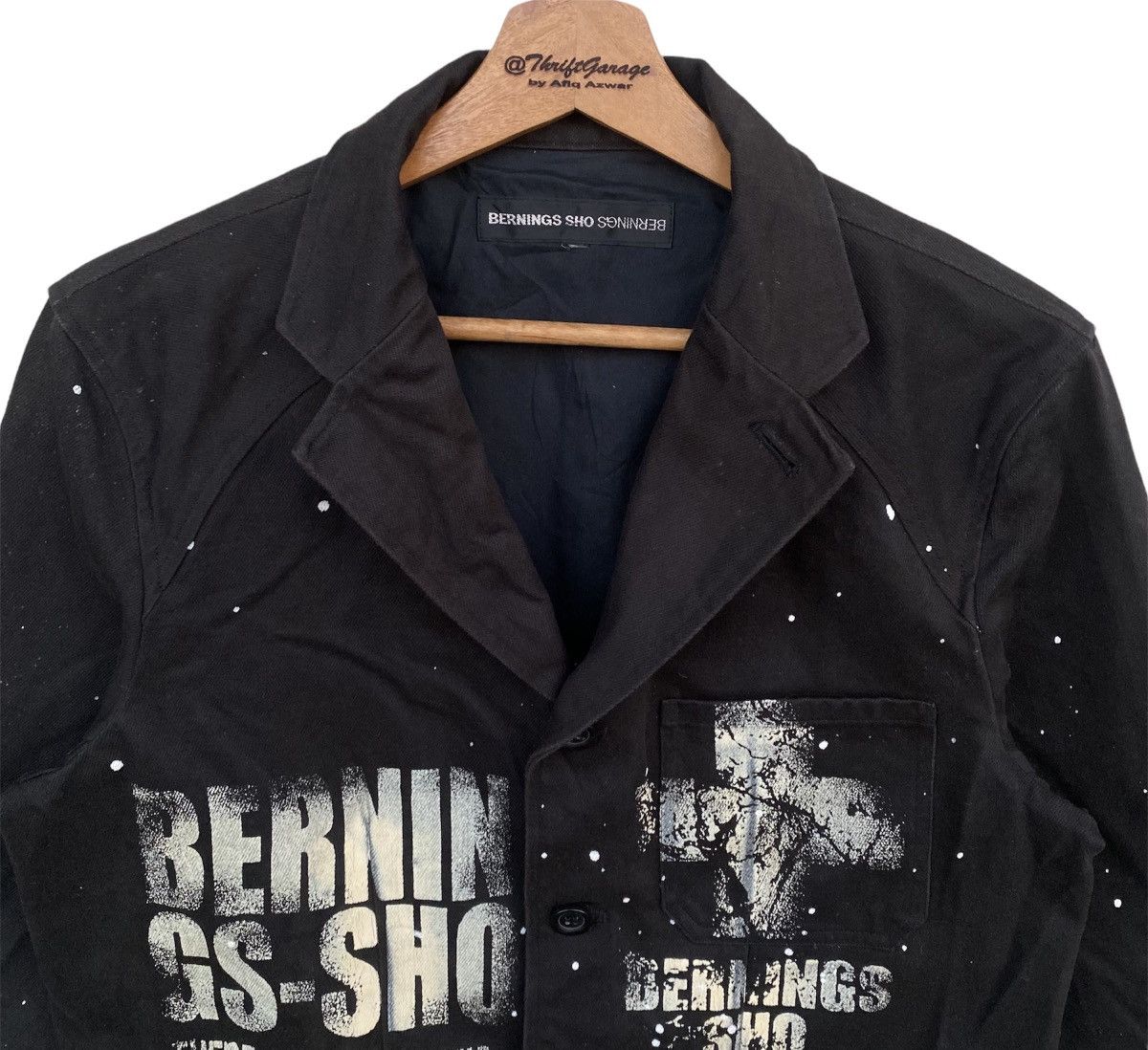 BERNINGS SHO SHO BERNINGS Splash Paint Runway Punk Jacket Dope Design Size US M / EU 48-50 / 2 - 2 Thumbnail