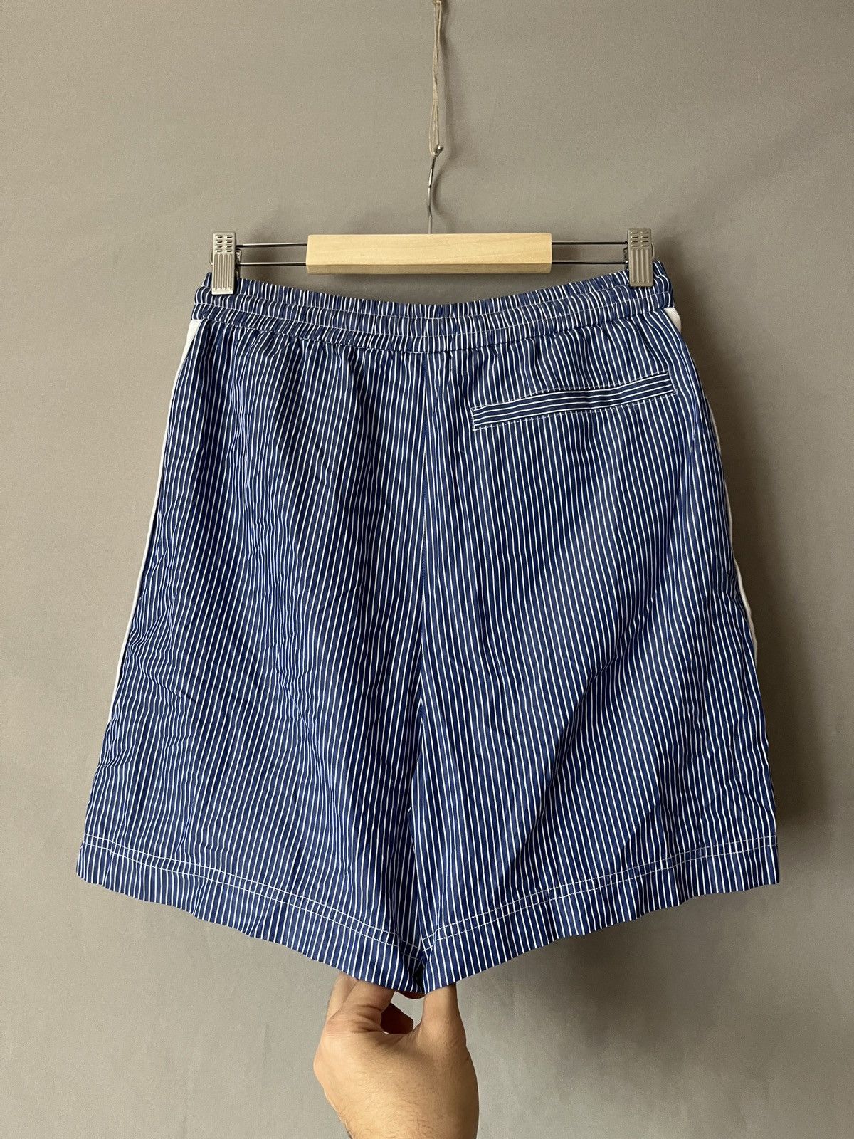 Loewe LOEWE Blue White Striped Shorts Size 25" / US 0 / IT 36 - 17 Thumbnail