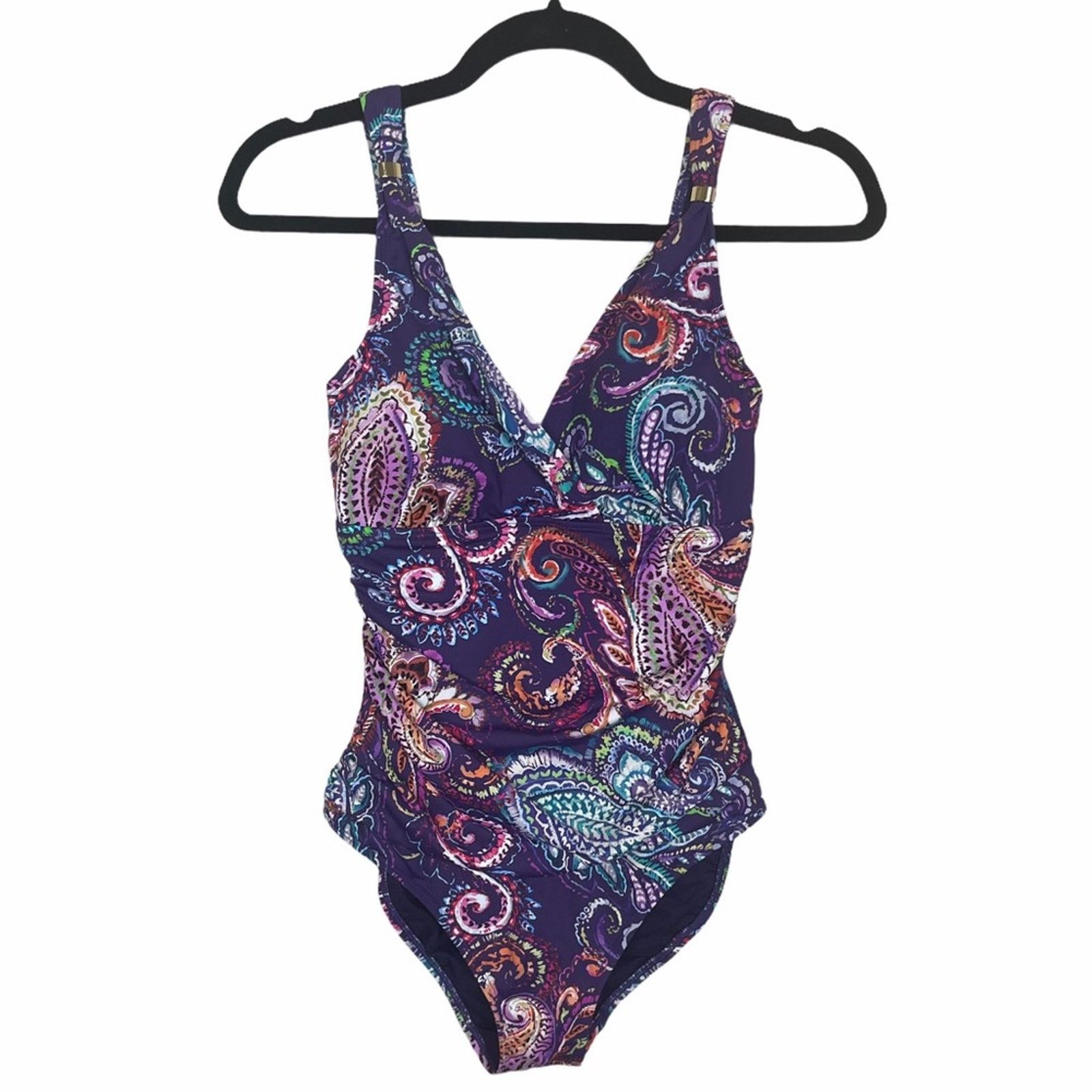 Lauren Ralph Lauren Lauren Ralph Lauren Captiva Paisley One-Piece 6 Size ONE SIZE - 2 Thumbnail
