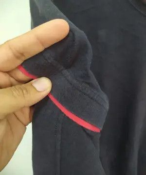 Tommy Hilfiger VTG Tommy Hilfiger Japan Big Logo Tee - Red/Navy Contrast Size US XL / EU 56 / 4 - 3 Thumbnail