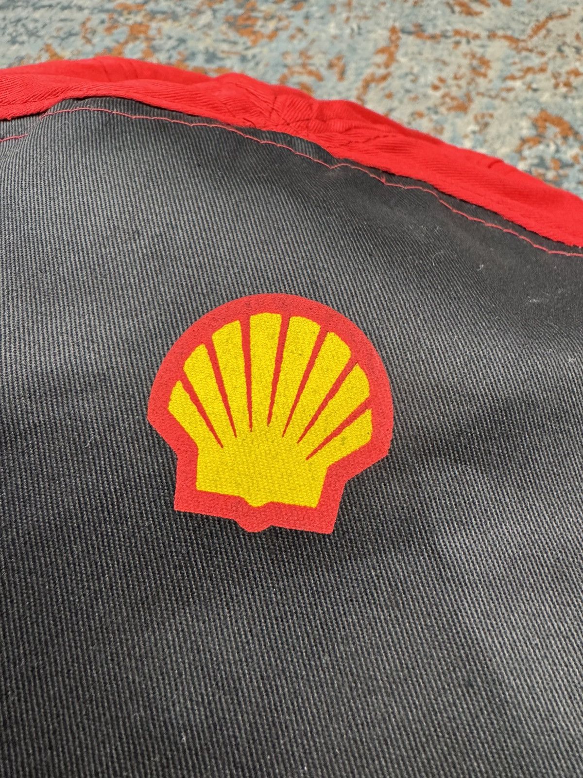Vintage Vintage 80s Shell Ferrari f1 racing flat cap hat Size ONE SIZE - 6 Thumbnail