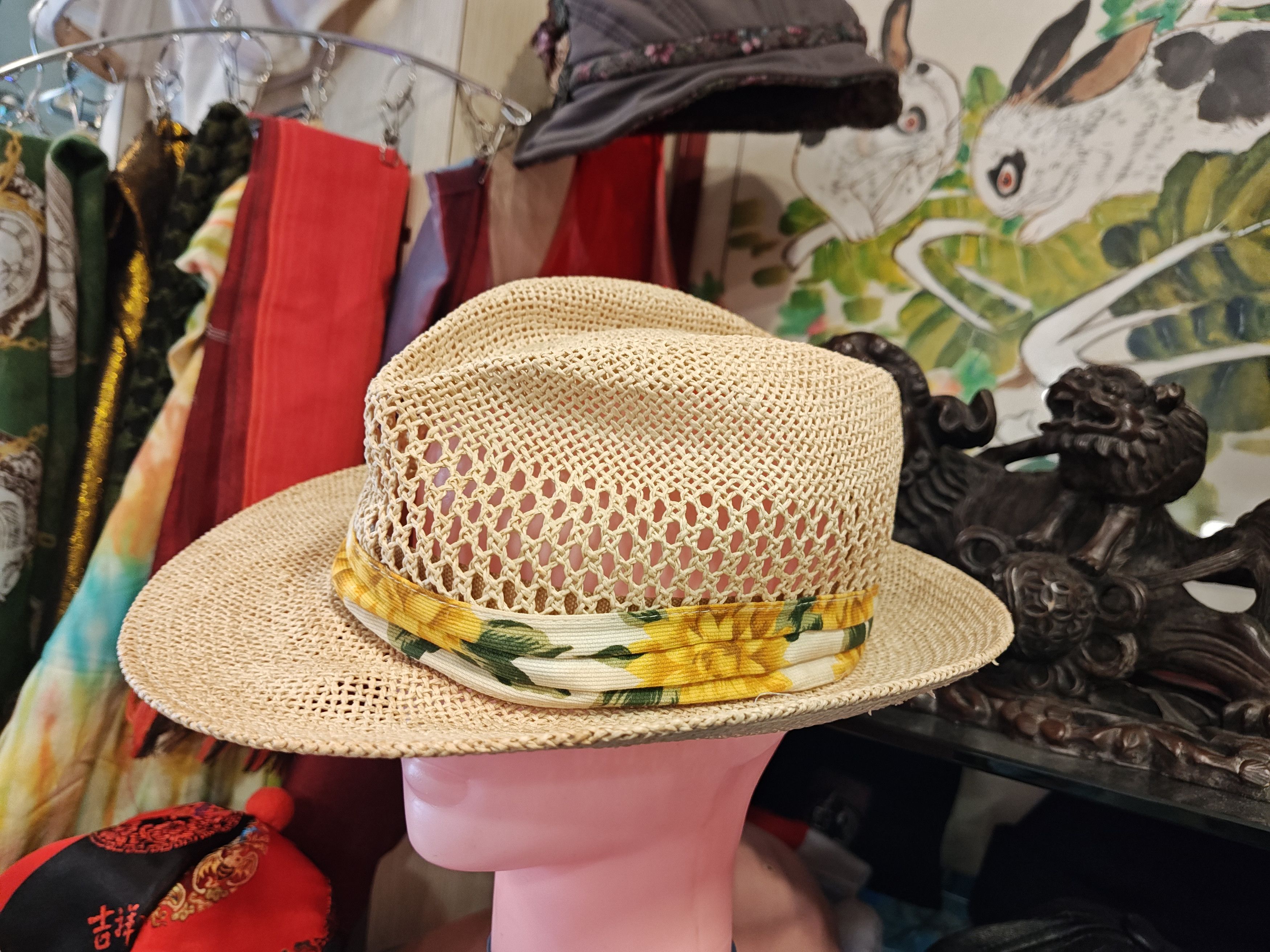 Other Straw hat with sunflower sash Size ONE SIZE - 1 Thumbnail