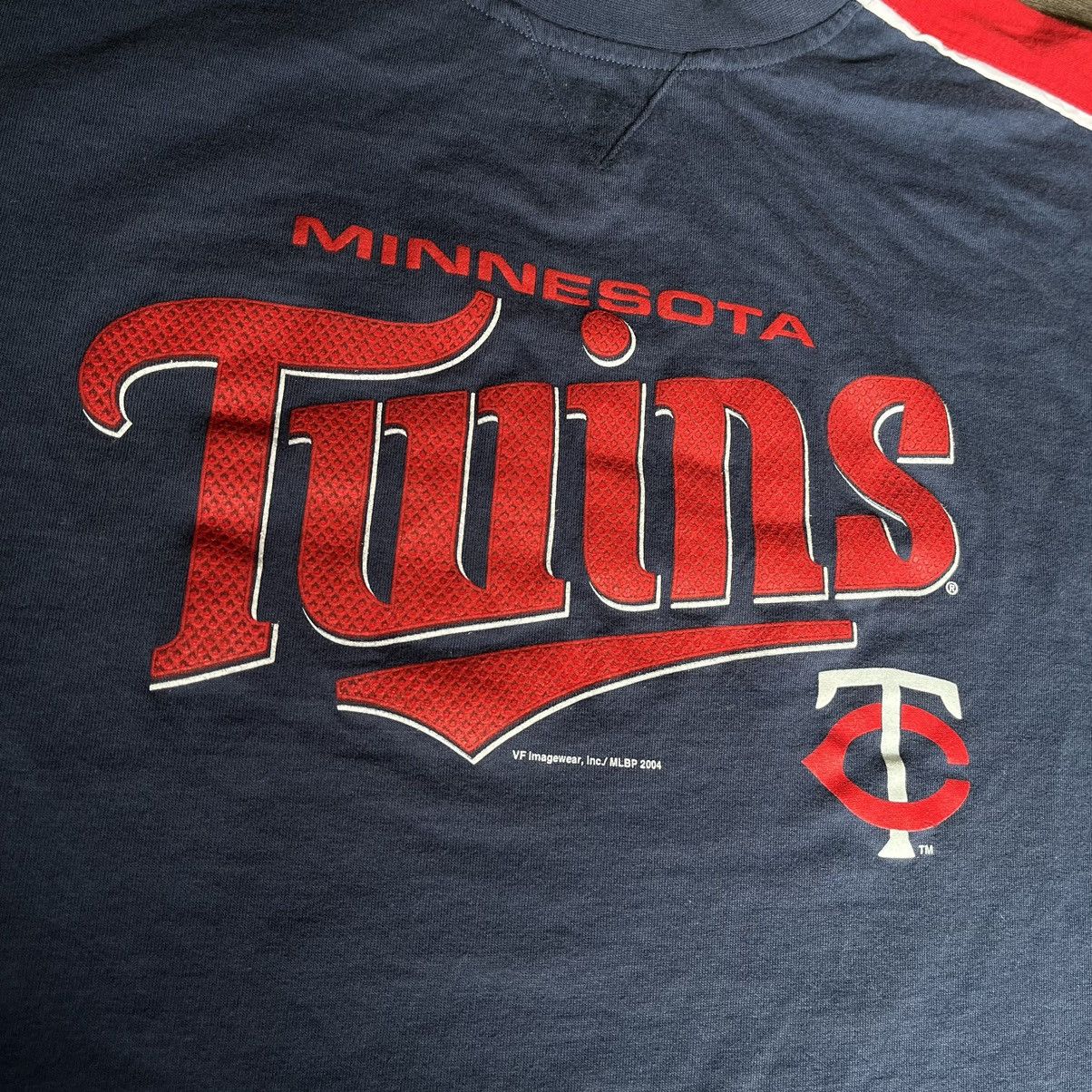 Lee × MLB × Vintage Vintage Minnesota Twins MLB Striped Heavyweight Graphic Tee Size US L / EU 52-54 / 3 - 4 Thumbnail