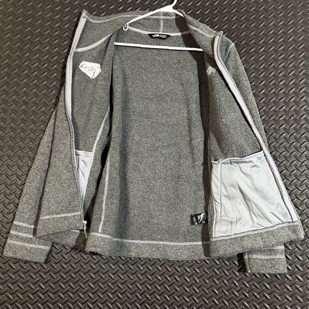 The North Face The North Face Full Zip Fleece Sweater Men XL Gray Heather Bieck Logo Size US XL / EU 56 / 4 - 4 Thumbnail