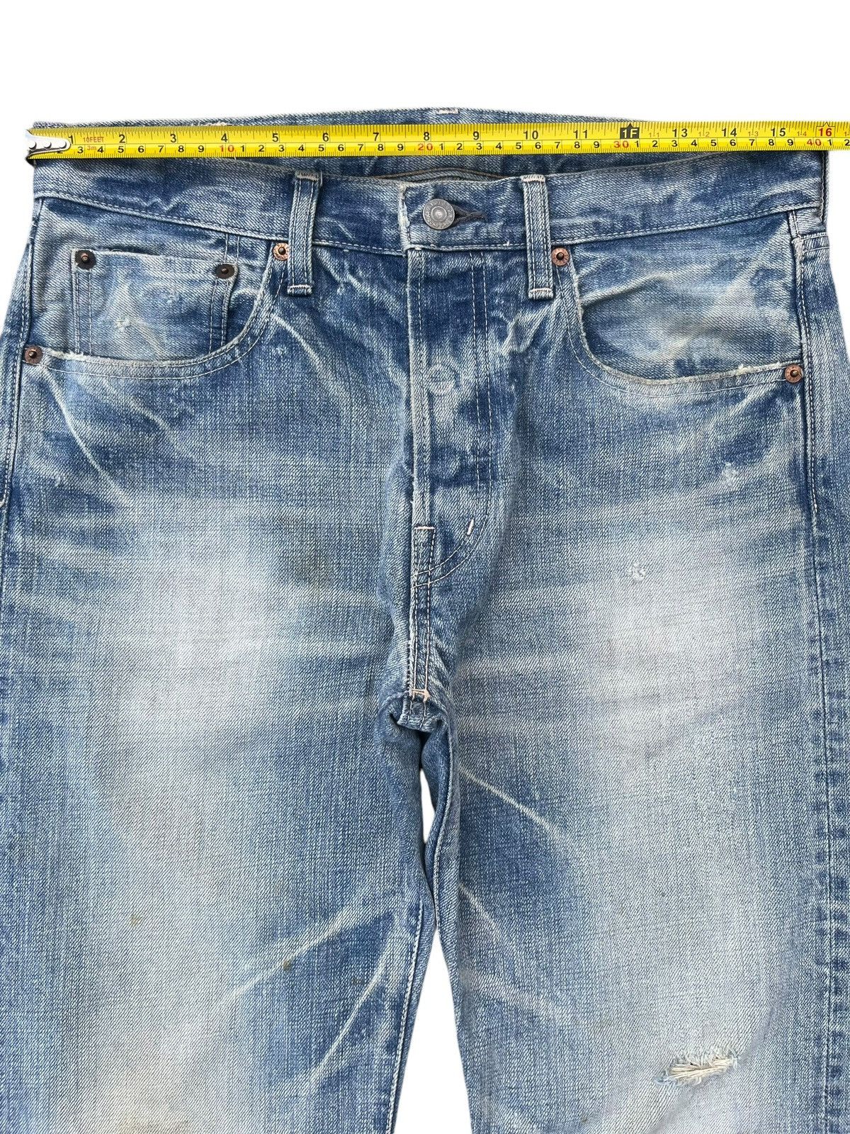Eternal × Japanese Brand × Spellbound Vintage Japanese Brand Spellbound Light Blue Buttonfly Jeans Size US 32 / EU 48 - 14 Thumbnail