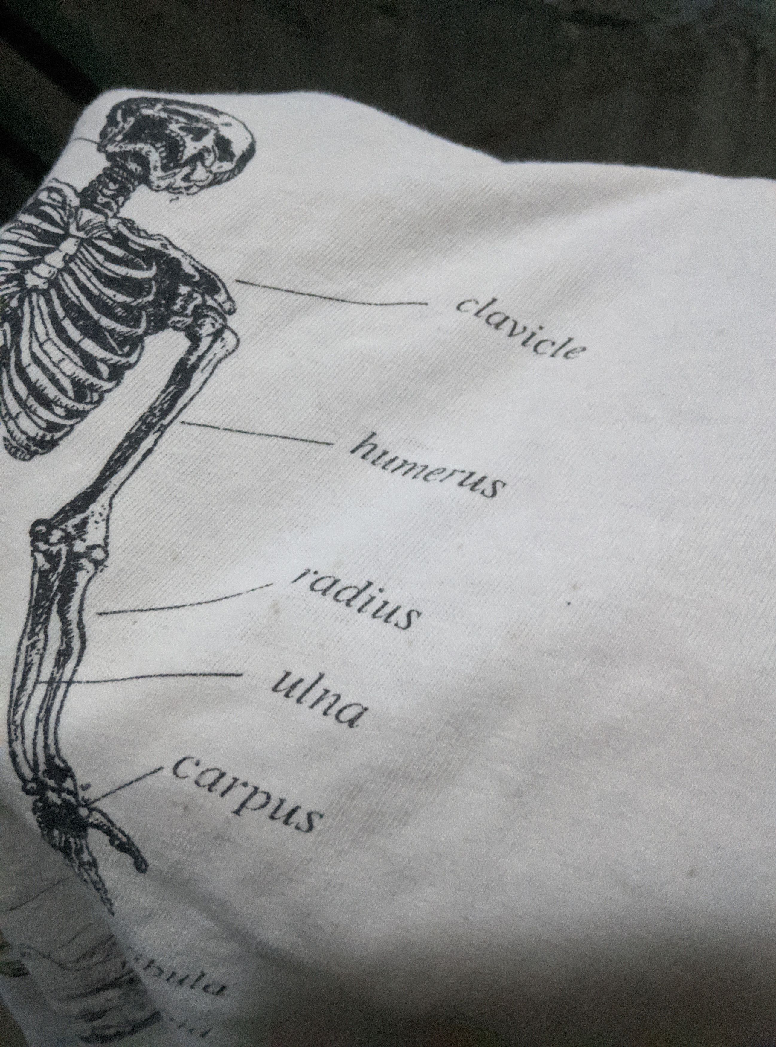 Vintage Vintage 90s anatomical chart synthes t shirt Size US XL / EU 56 / 4 - 11 Thumbnail