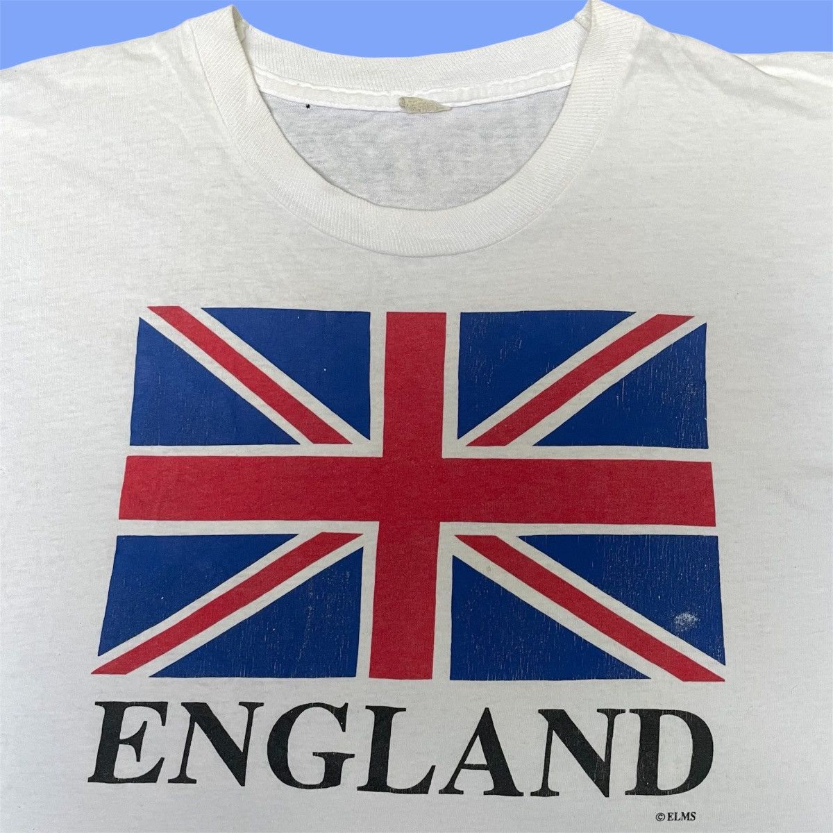 Vintage Vintage 80’s ENGLAND British Flag t shirt Size US XL / EU 56 / 4 - 2 Thumbnail
